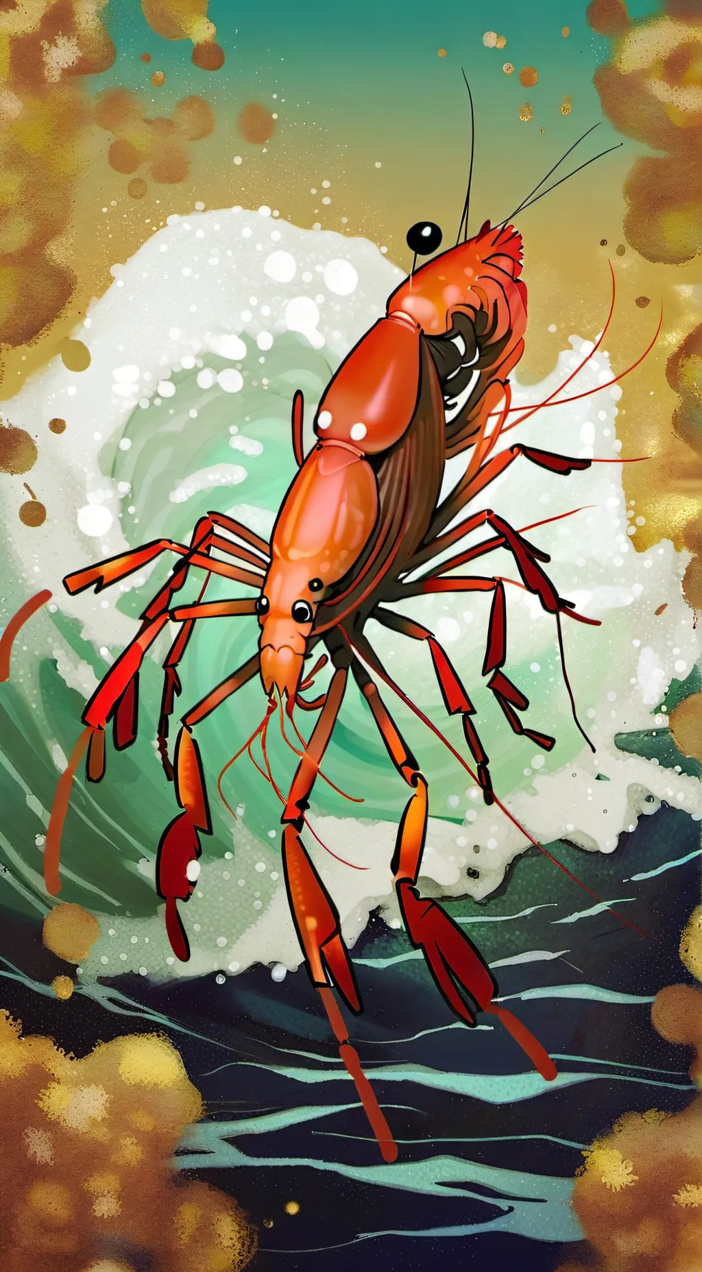 ai character: 💢~shrimpo~😡 background