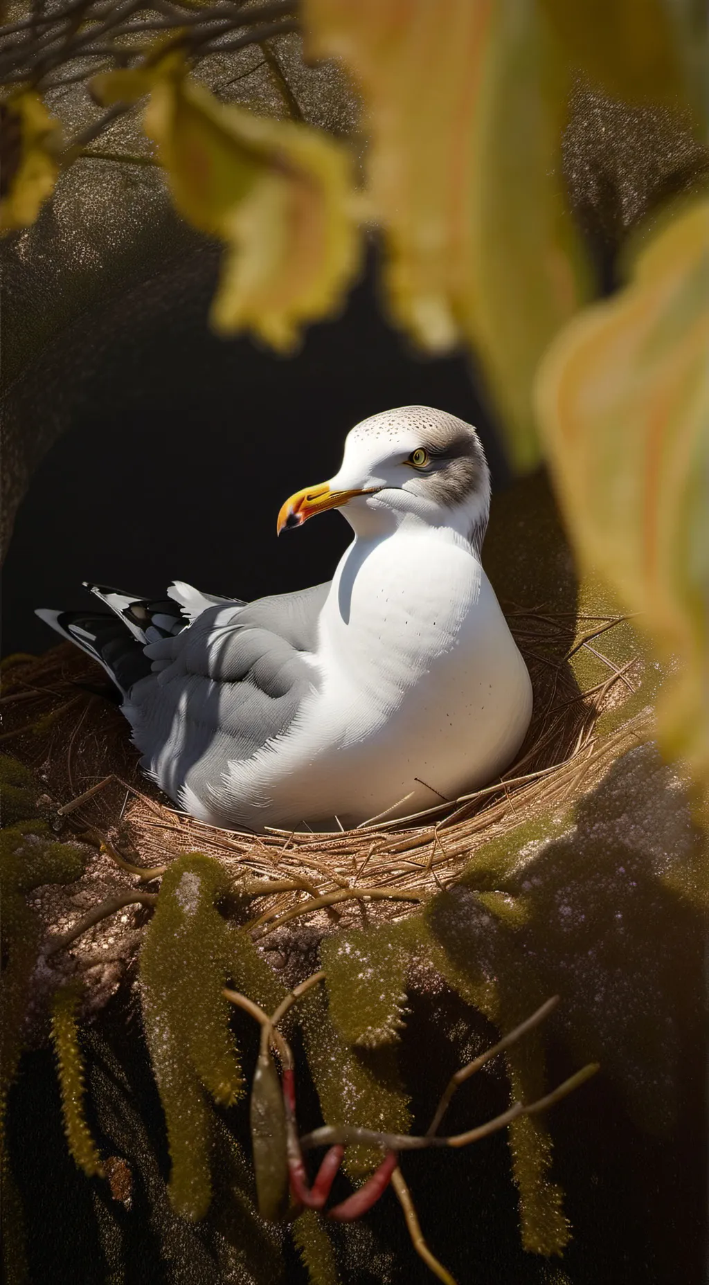 ai character: Pretty bird background