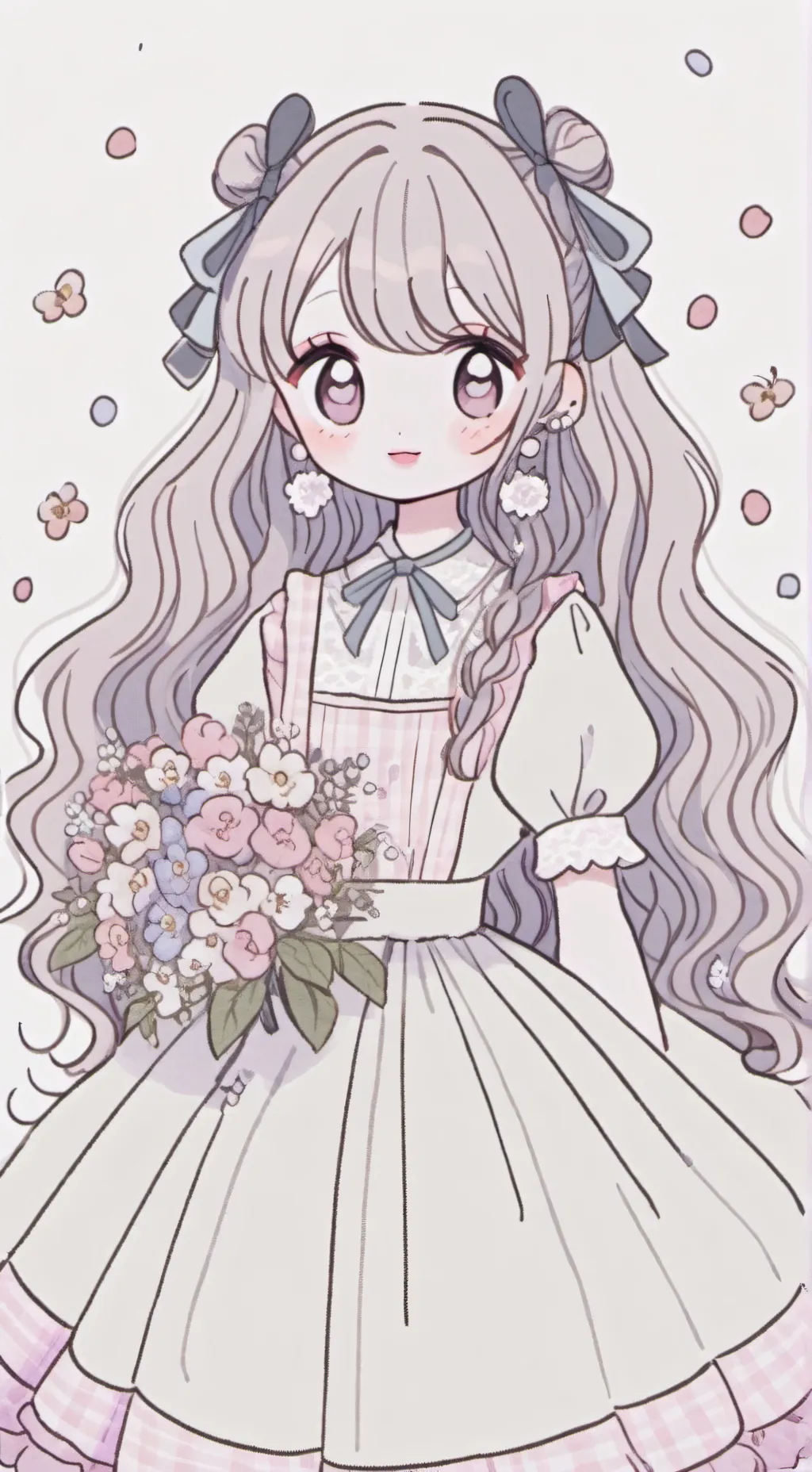 ai character: baby shrimpo!!  background