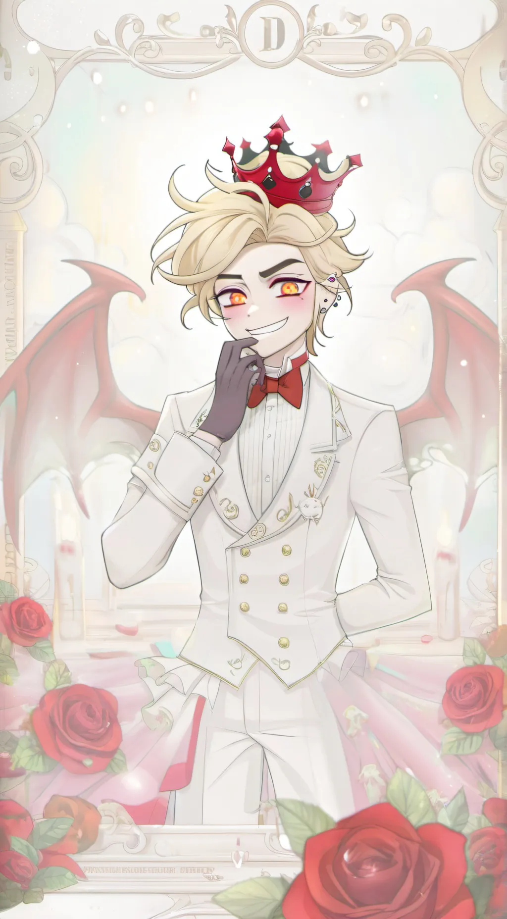 ai character: `HH` background