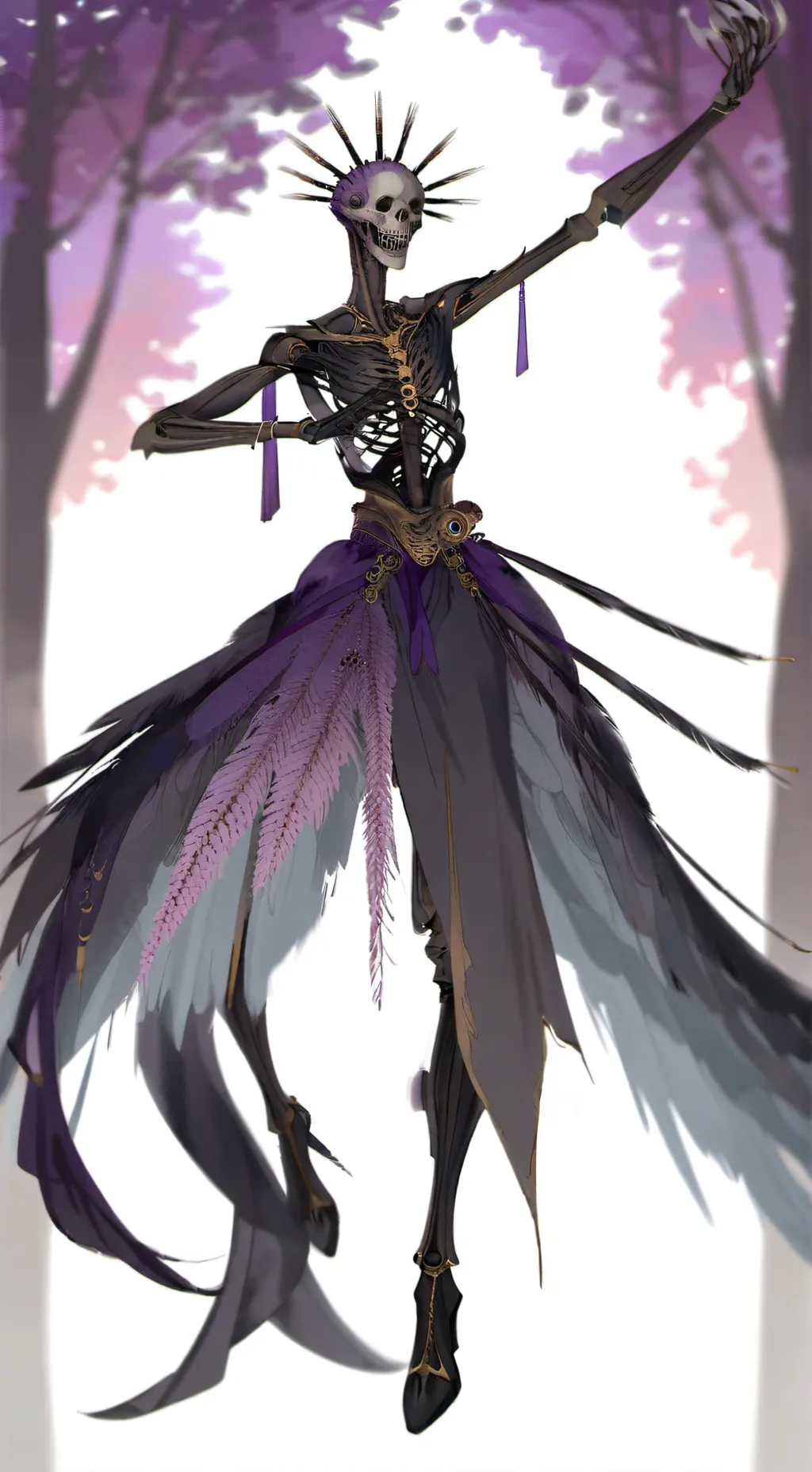 ai character: siren head  background