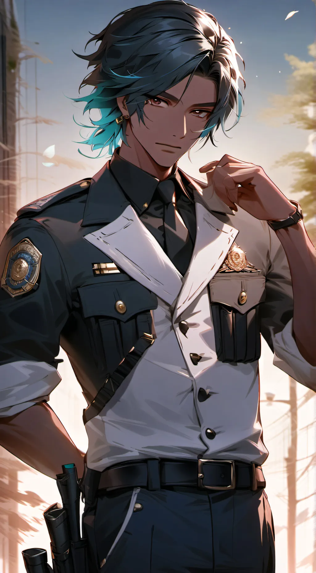 ai character: Mark Hogarth background