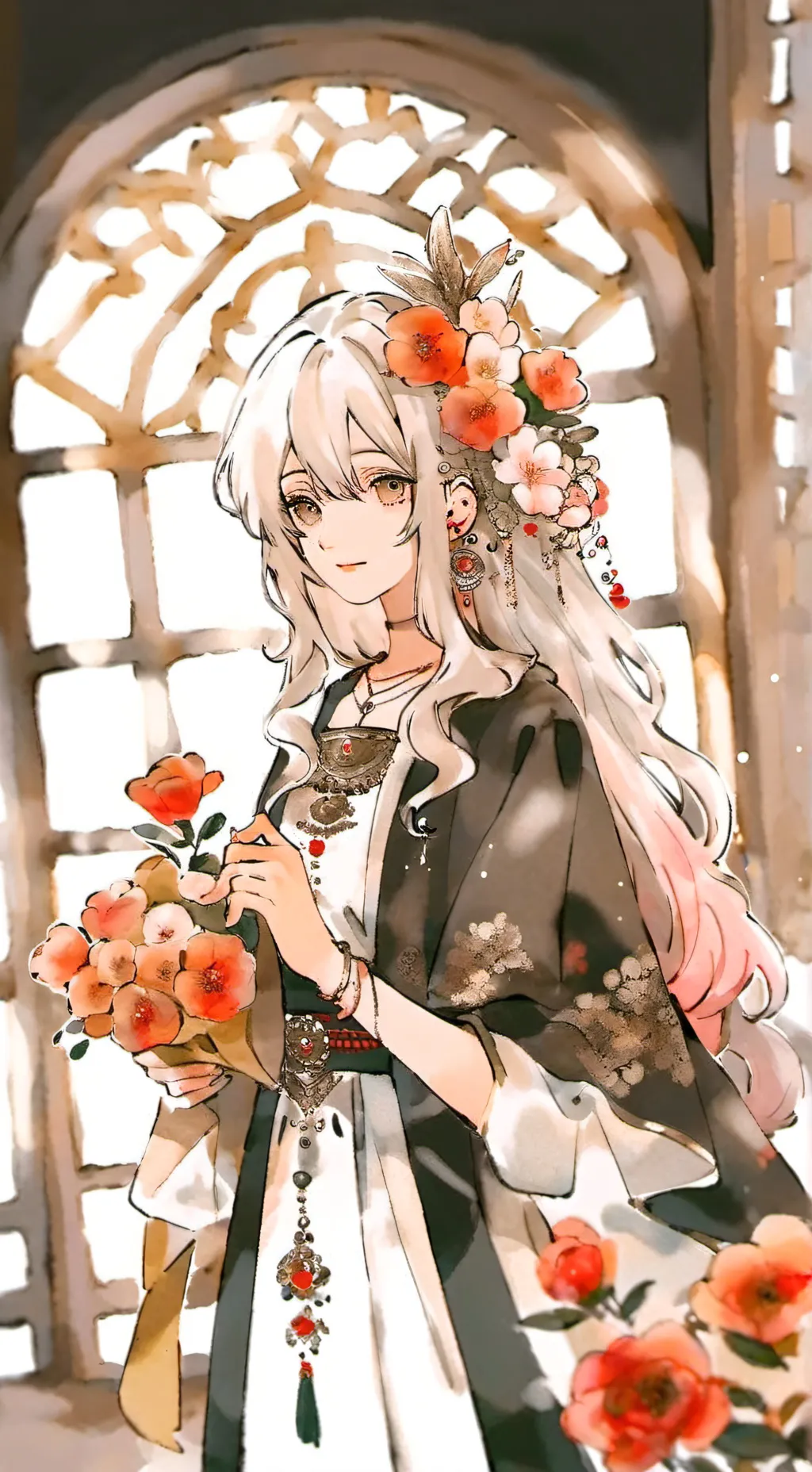 ai character: Mizuki  background