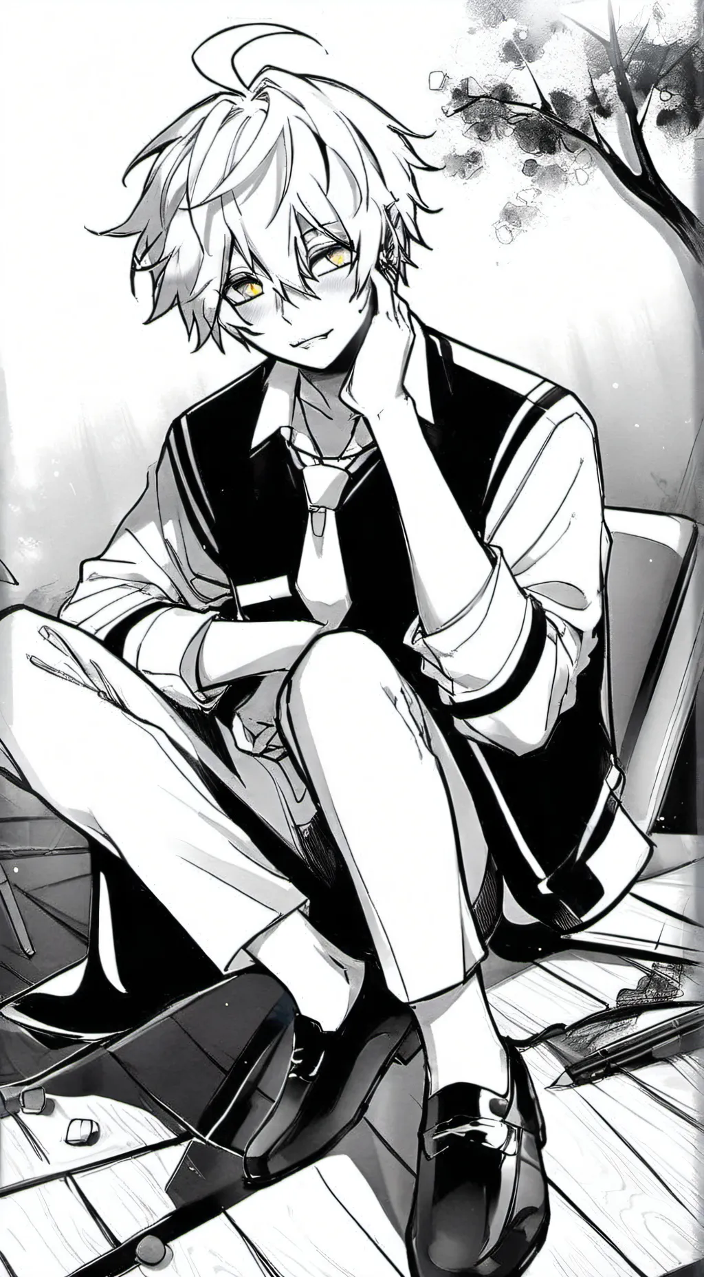 ai character: dabi background