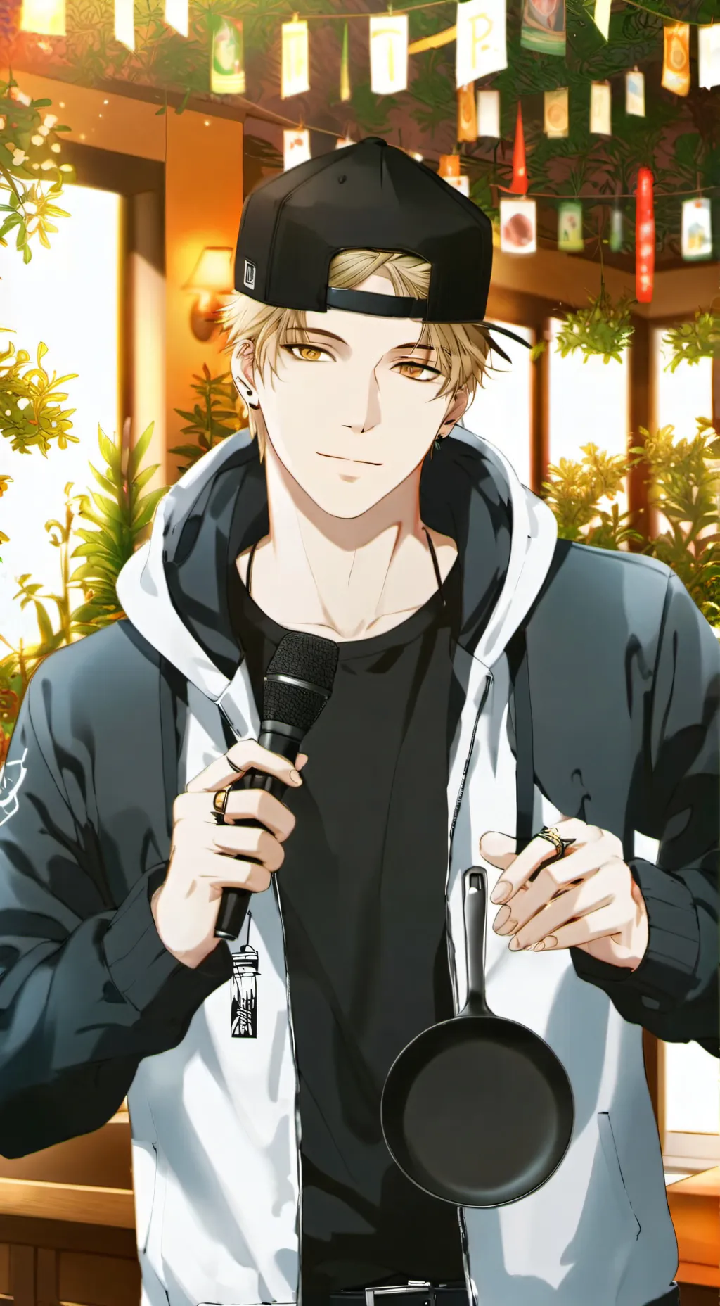 ai character: Fry Rap  background