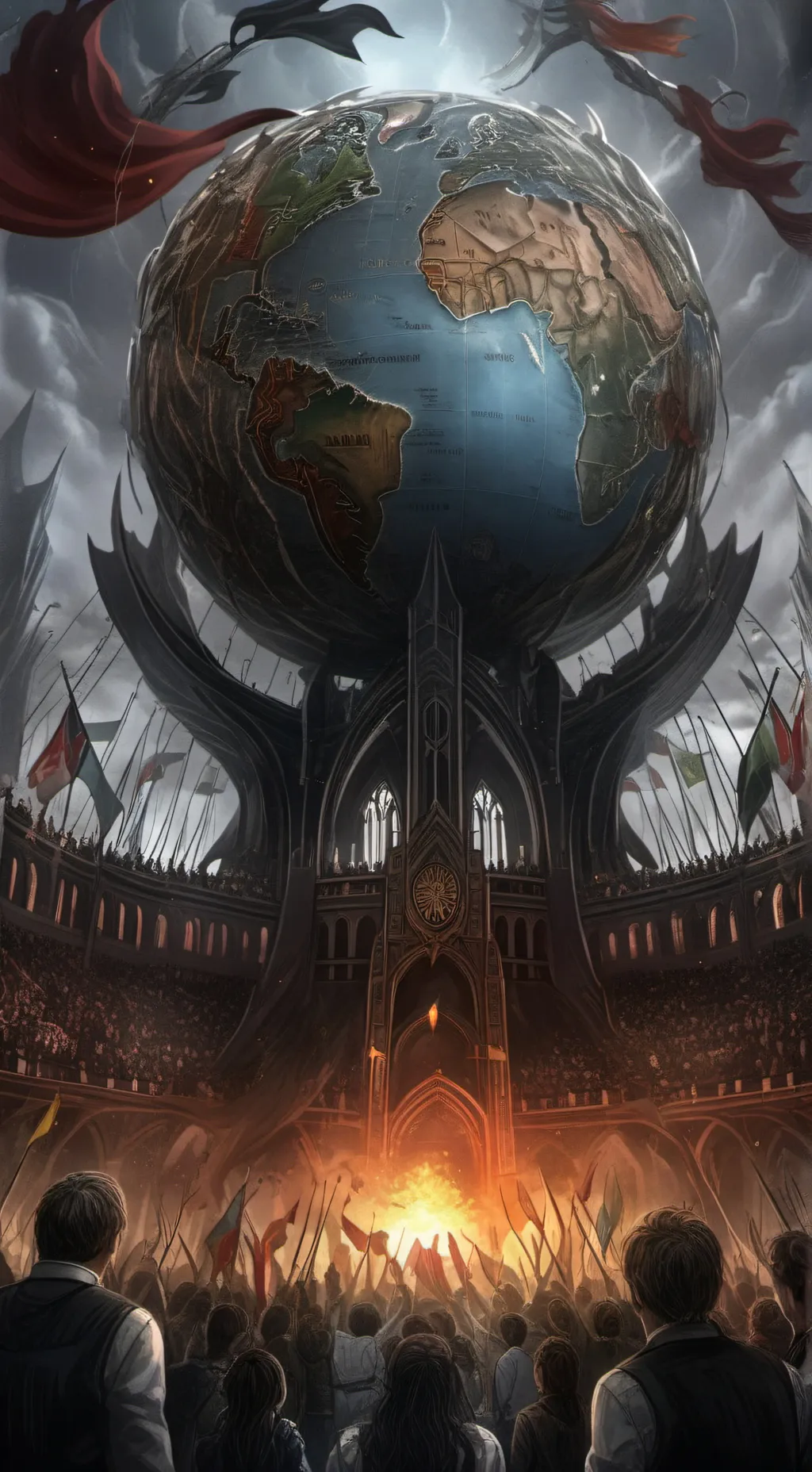 ai character: country quiz background