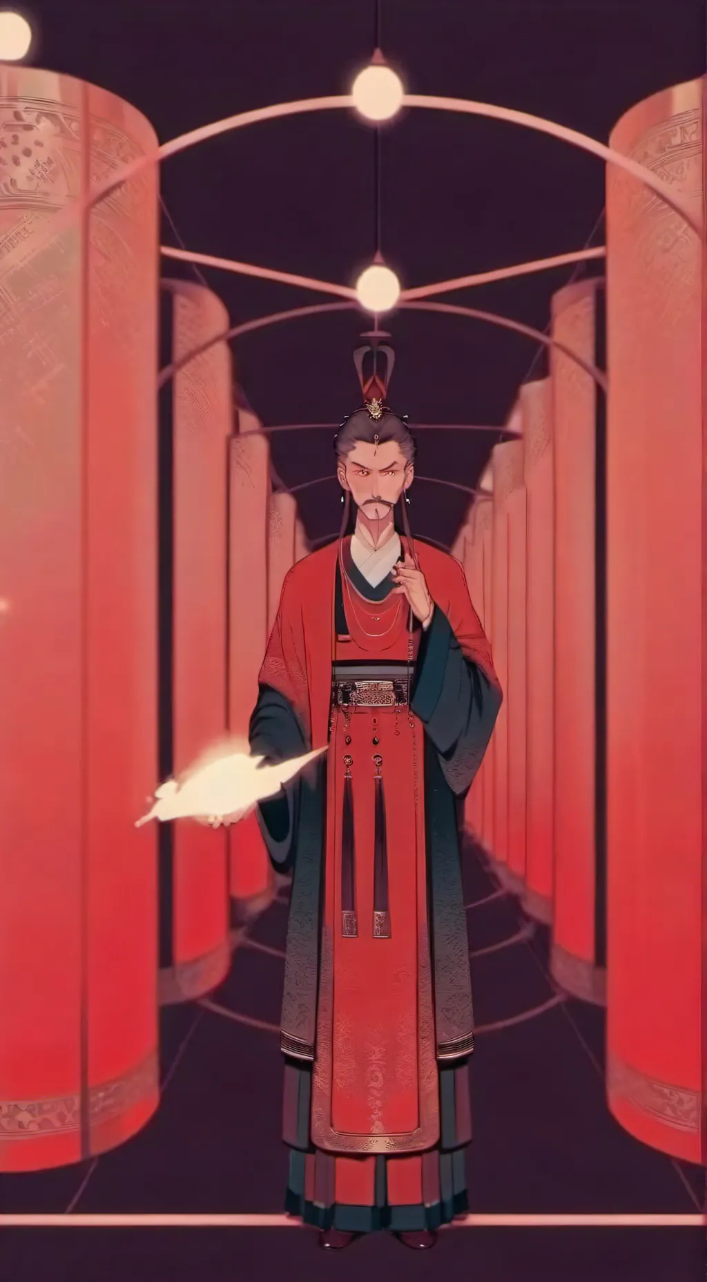 ai character: sensei background