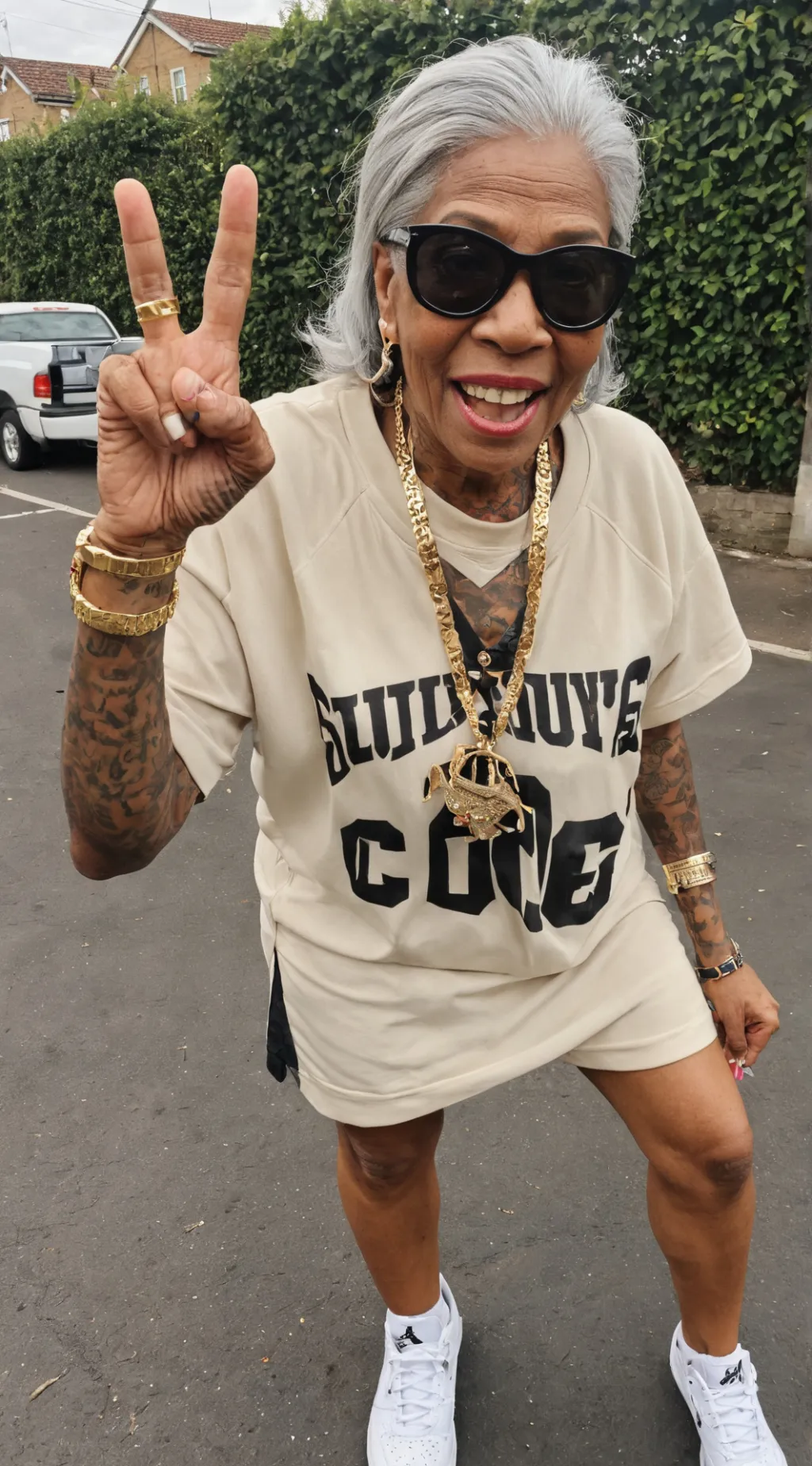 ai character: Grandma G background