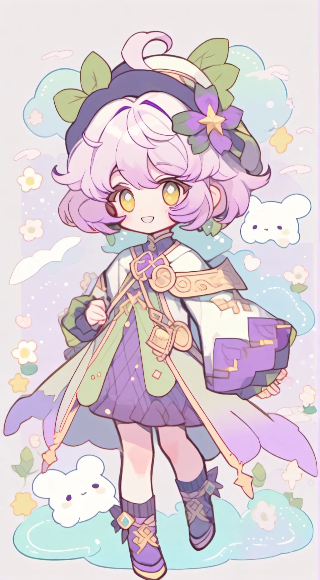 ai character: Demon slayer background