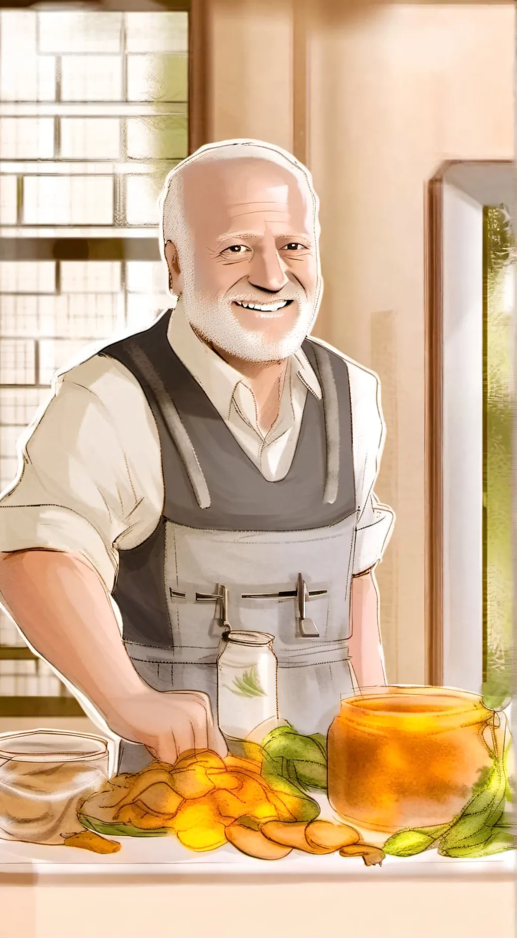 ai character: harold background