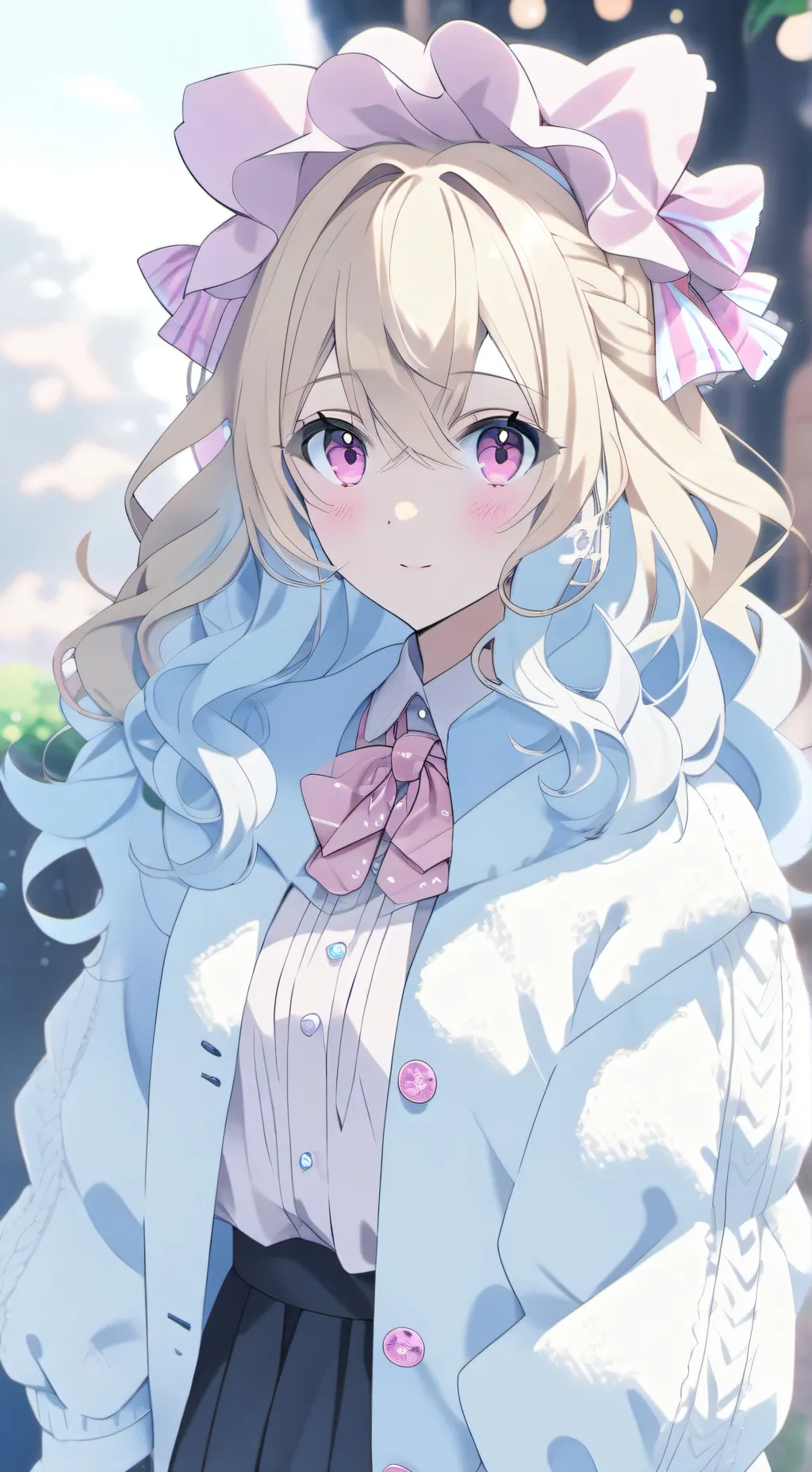 ai character: Luna background