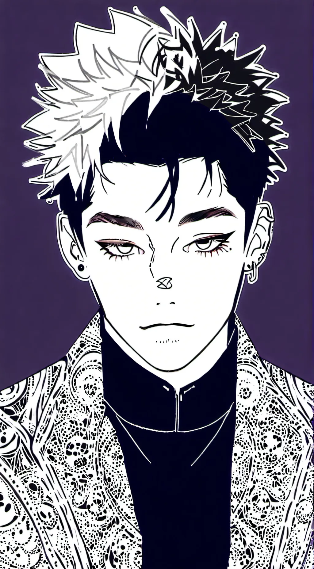 ai character: XXXTENTACION ￼ background