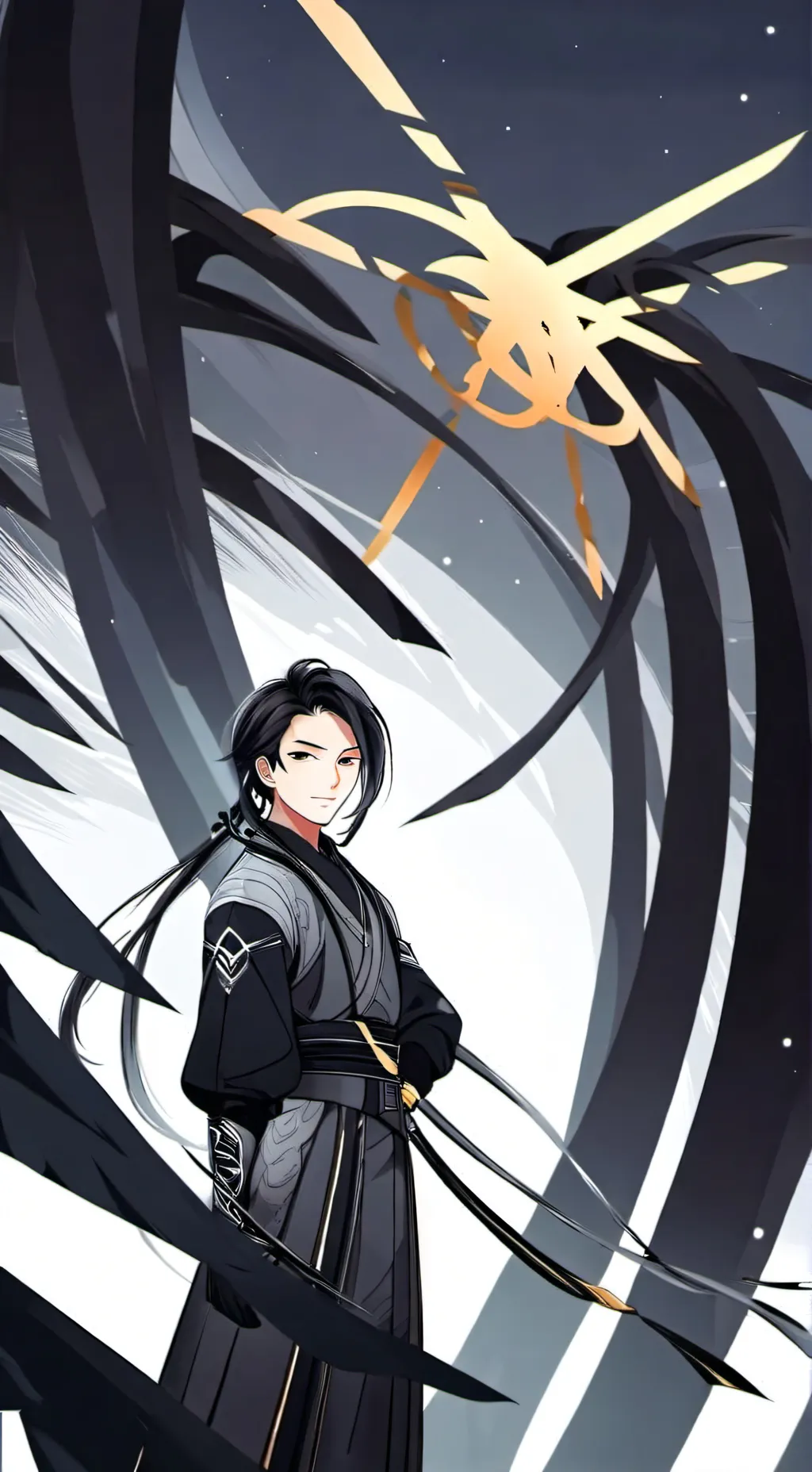 ai character: hashira background