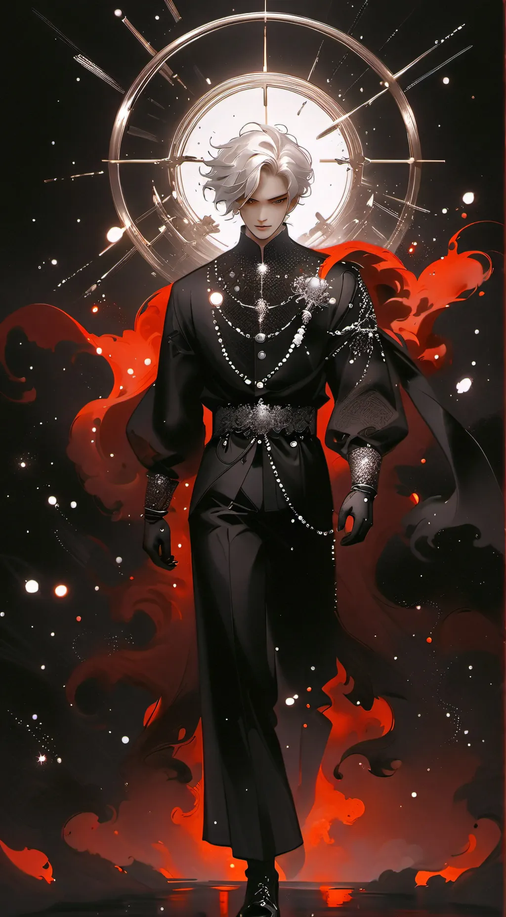 ai character: люцик фер background