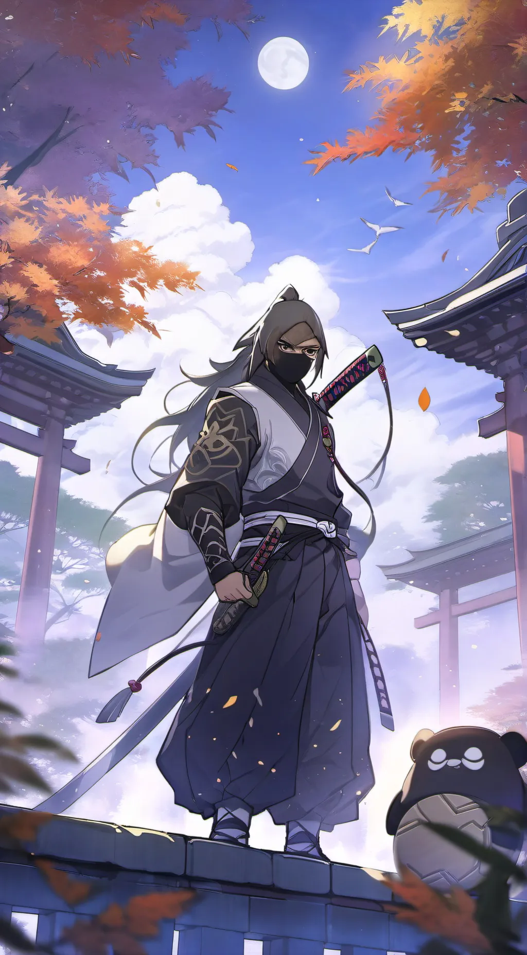 ai character: ninja king background