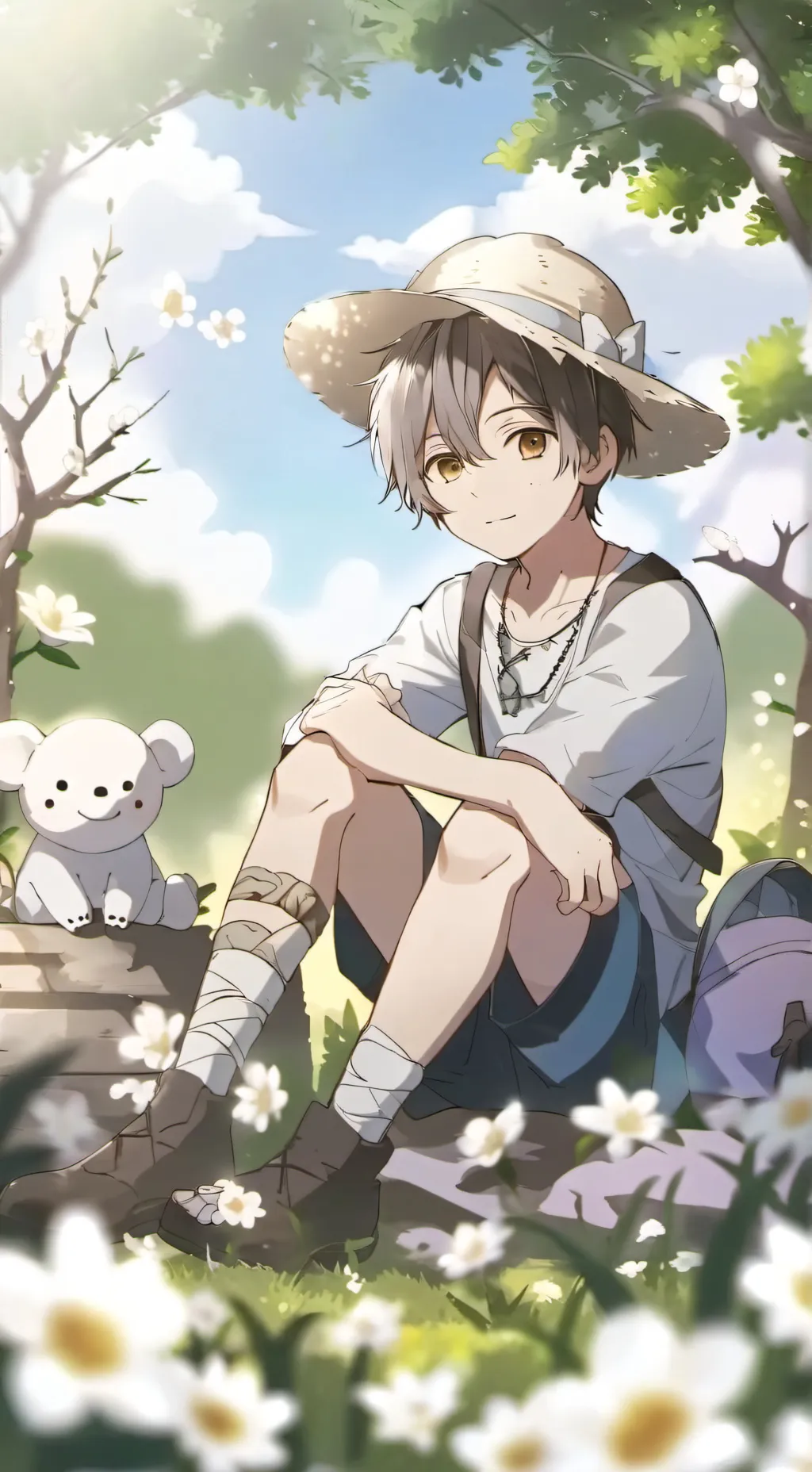 ai character: Rin D pendragon background