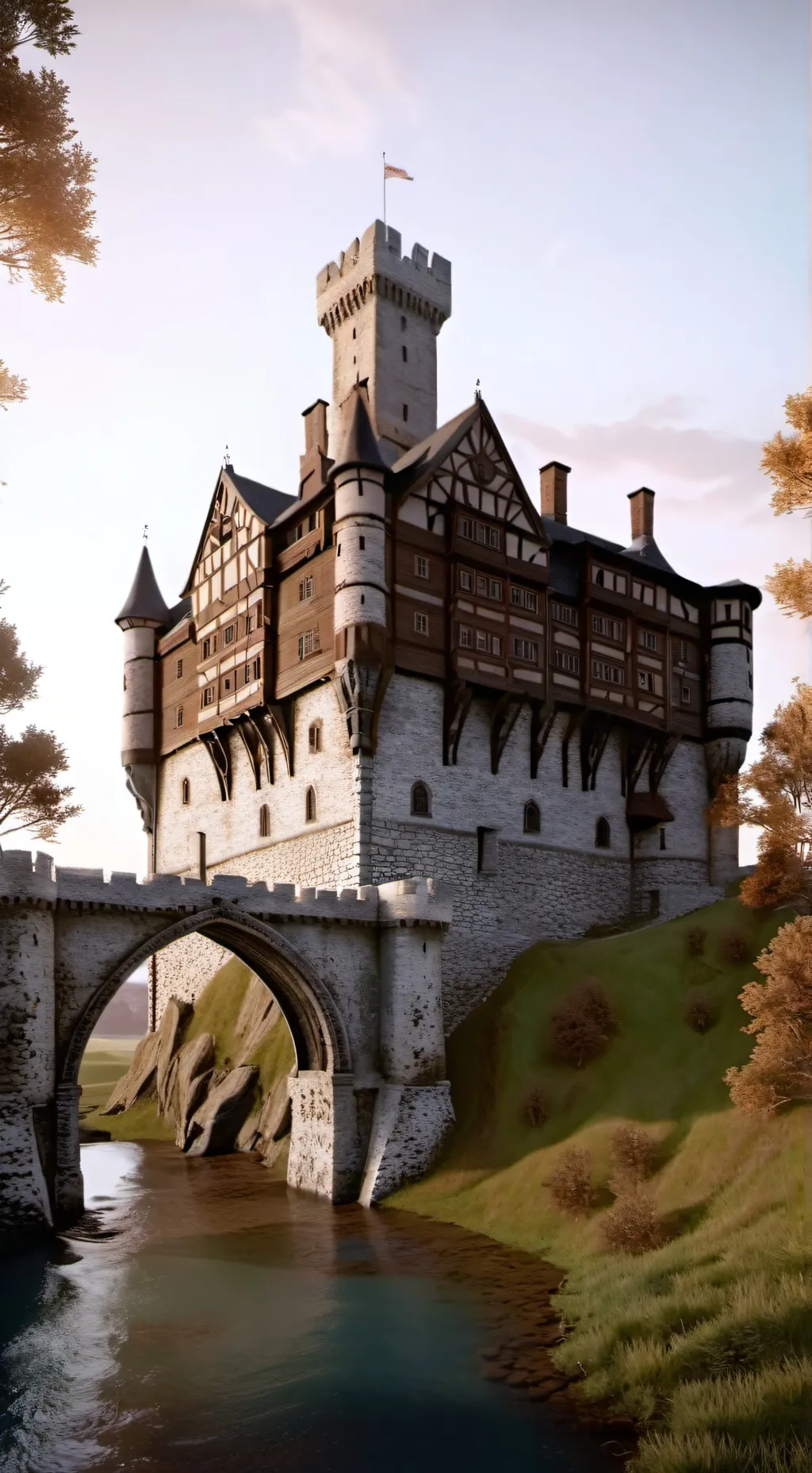 ai character: "The Waking Life" background