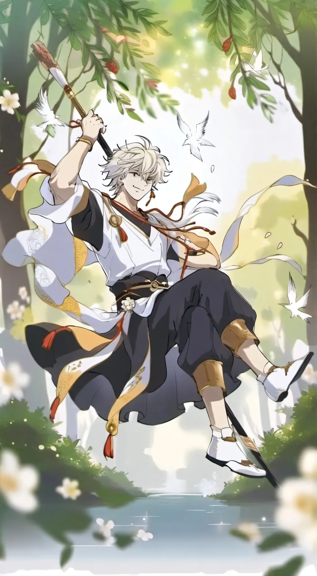 ai character: tauraux noir(clove background