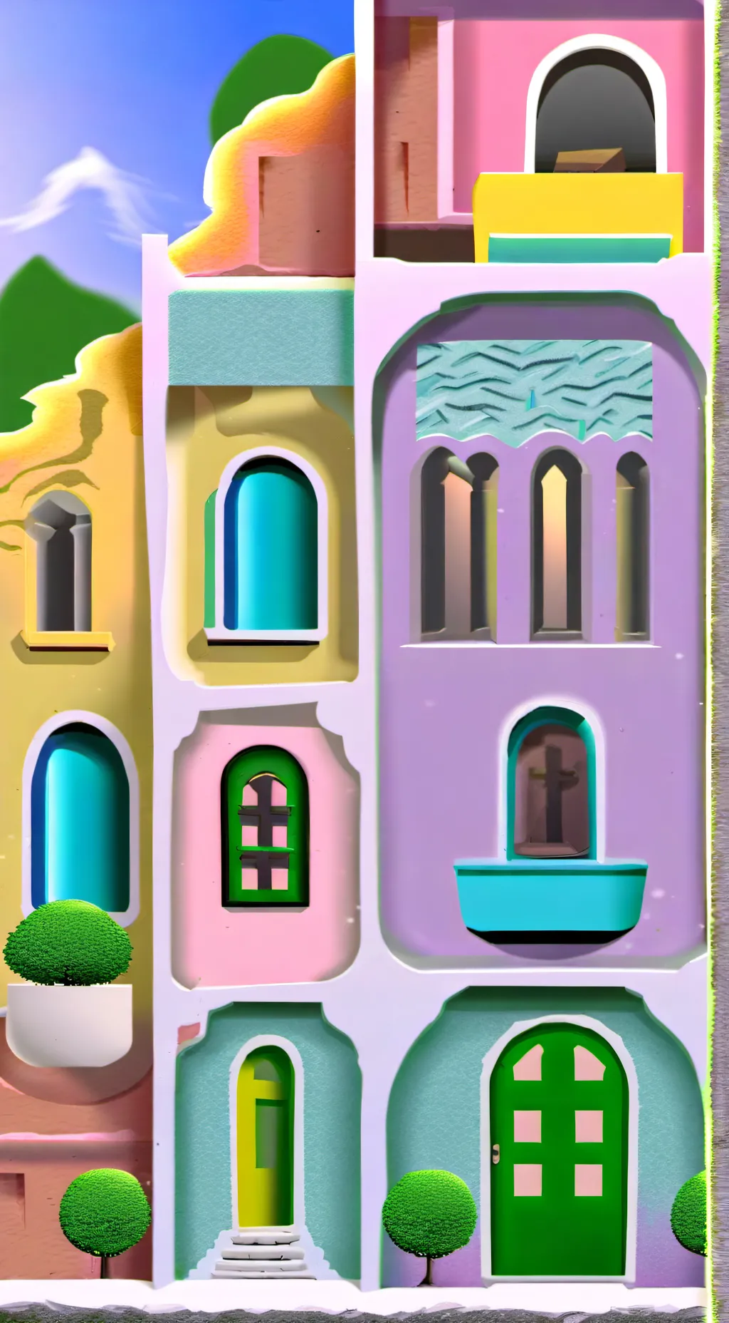 ai character: fnia  background