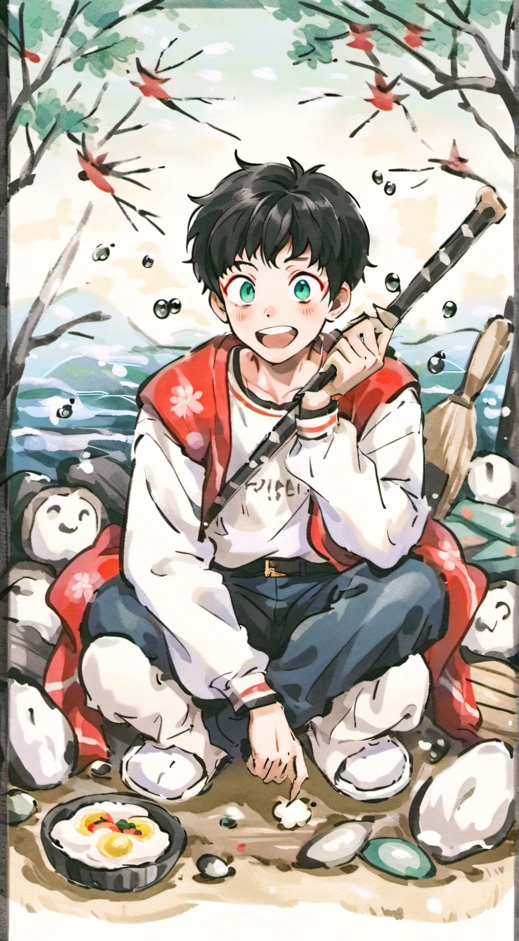 ai character: Genaro Falapa  background