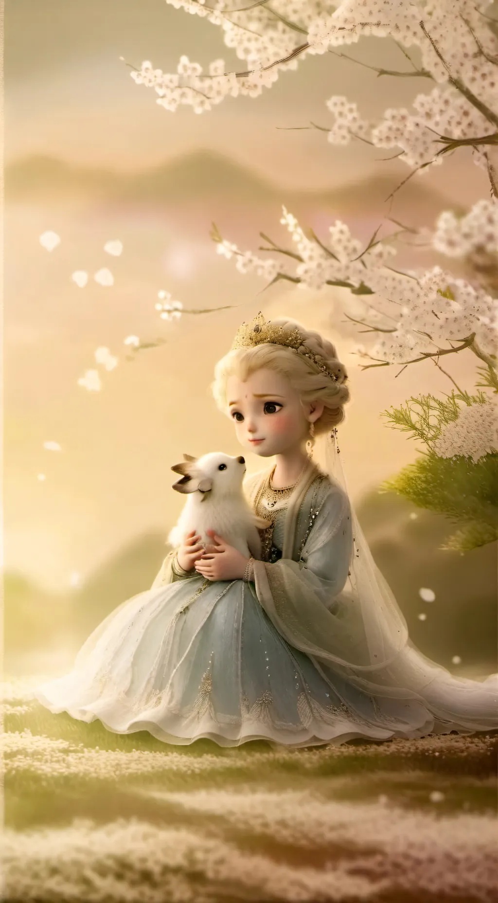 ai character: Lila 💜 background