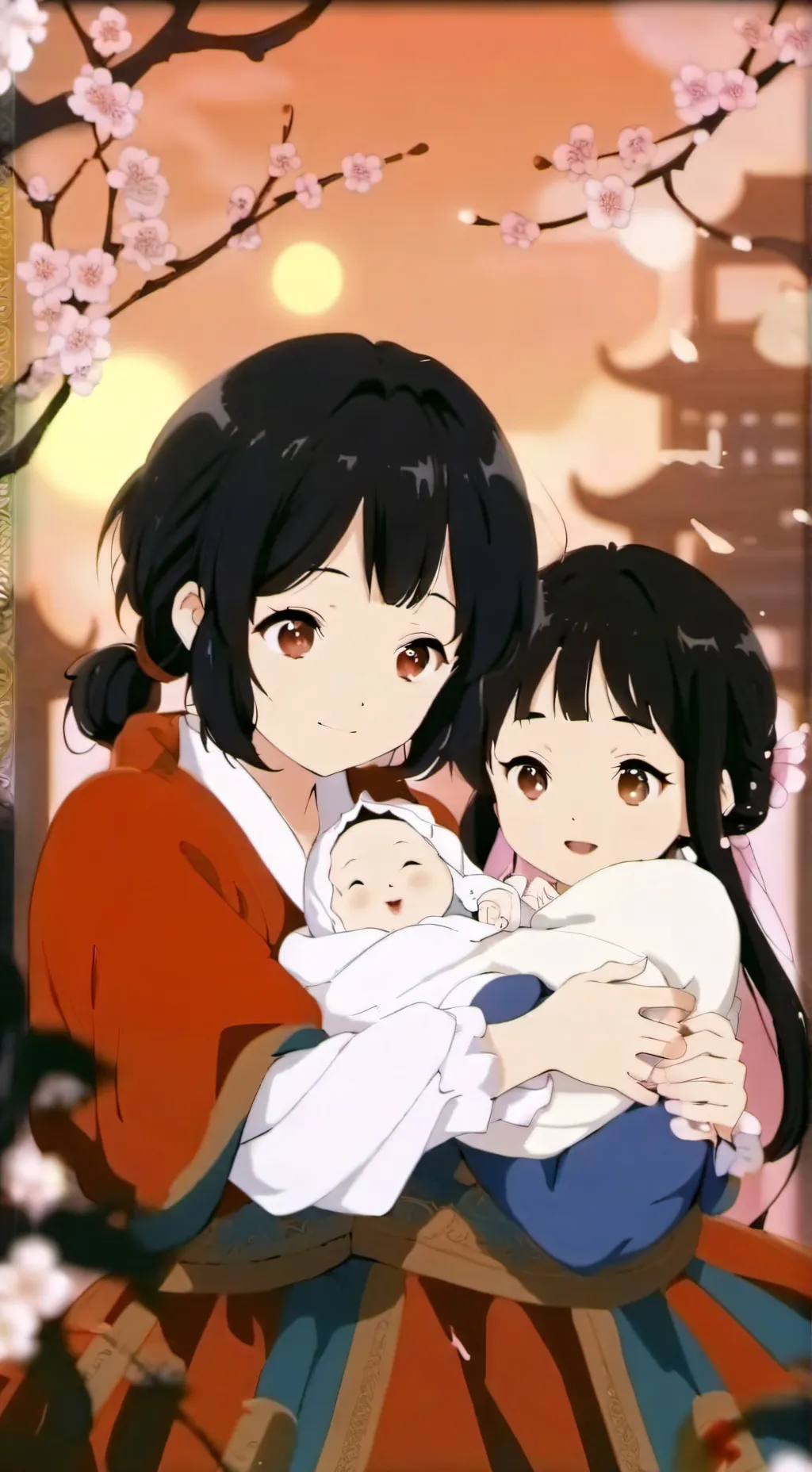 ai character: Raelyn and Emily  background