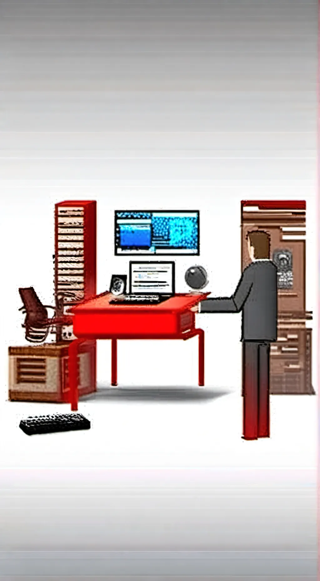 ai character: roblox writer background