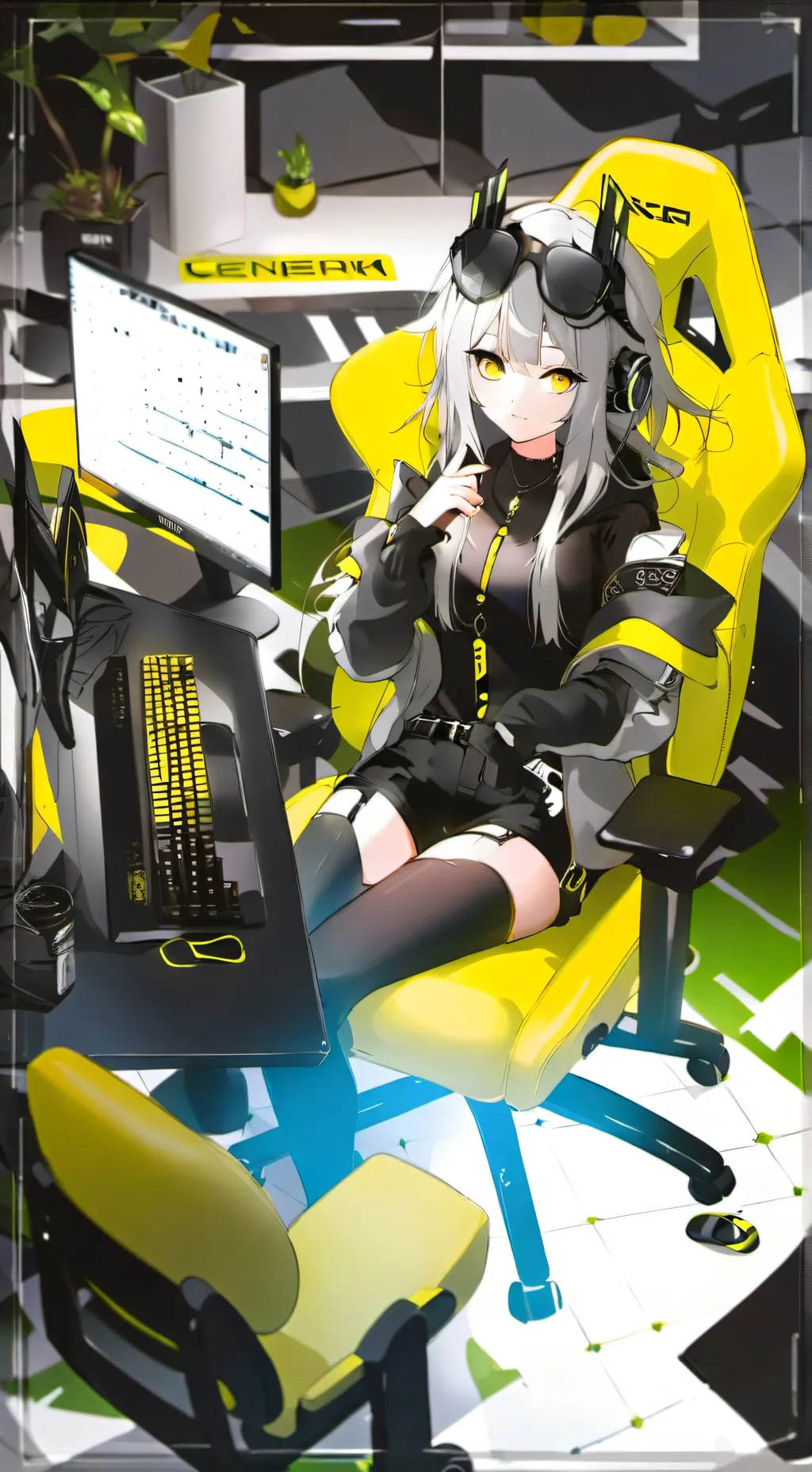 ai character: X-player(Freya) background