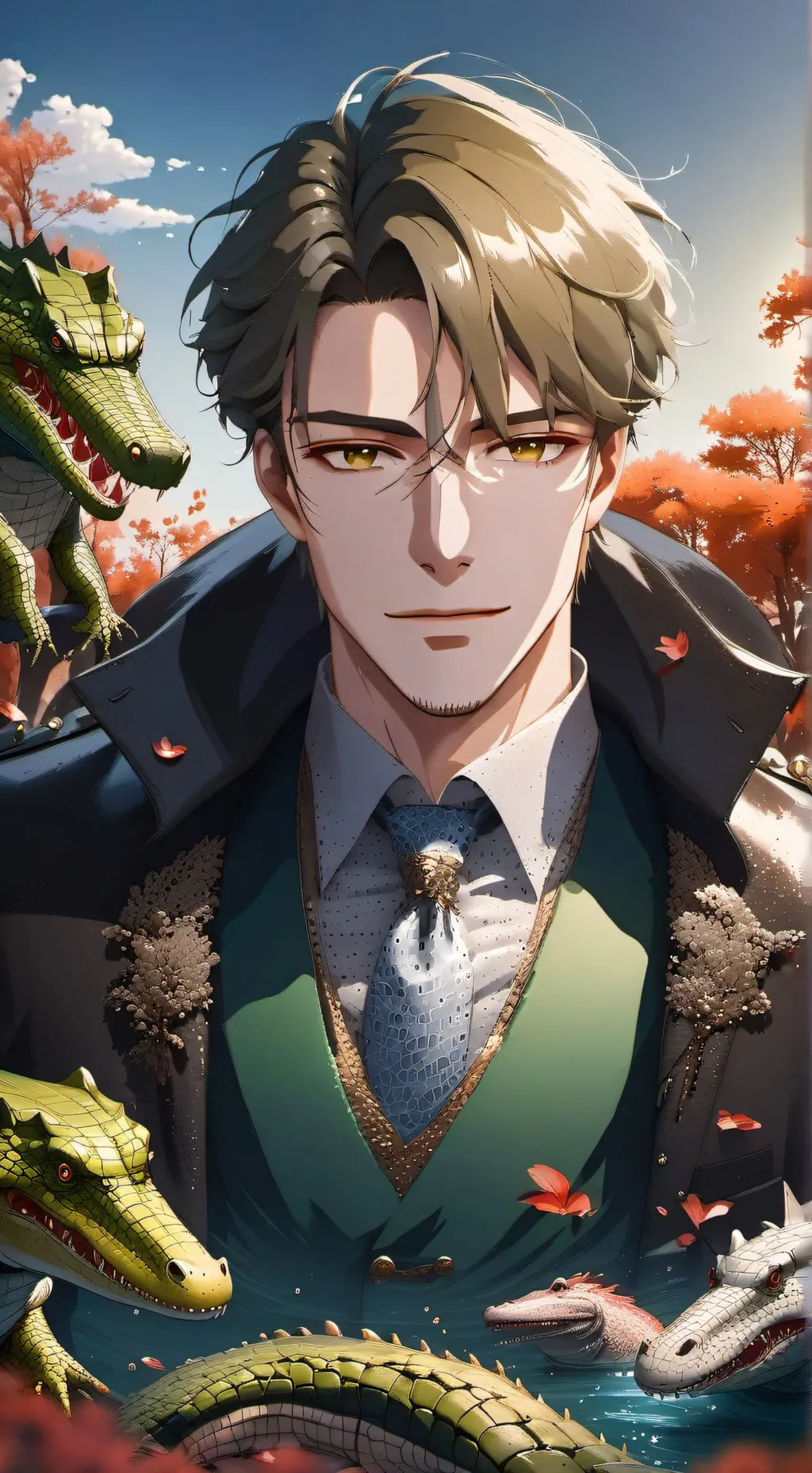 ai character: Theodore Covelli  background