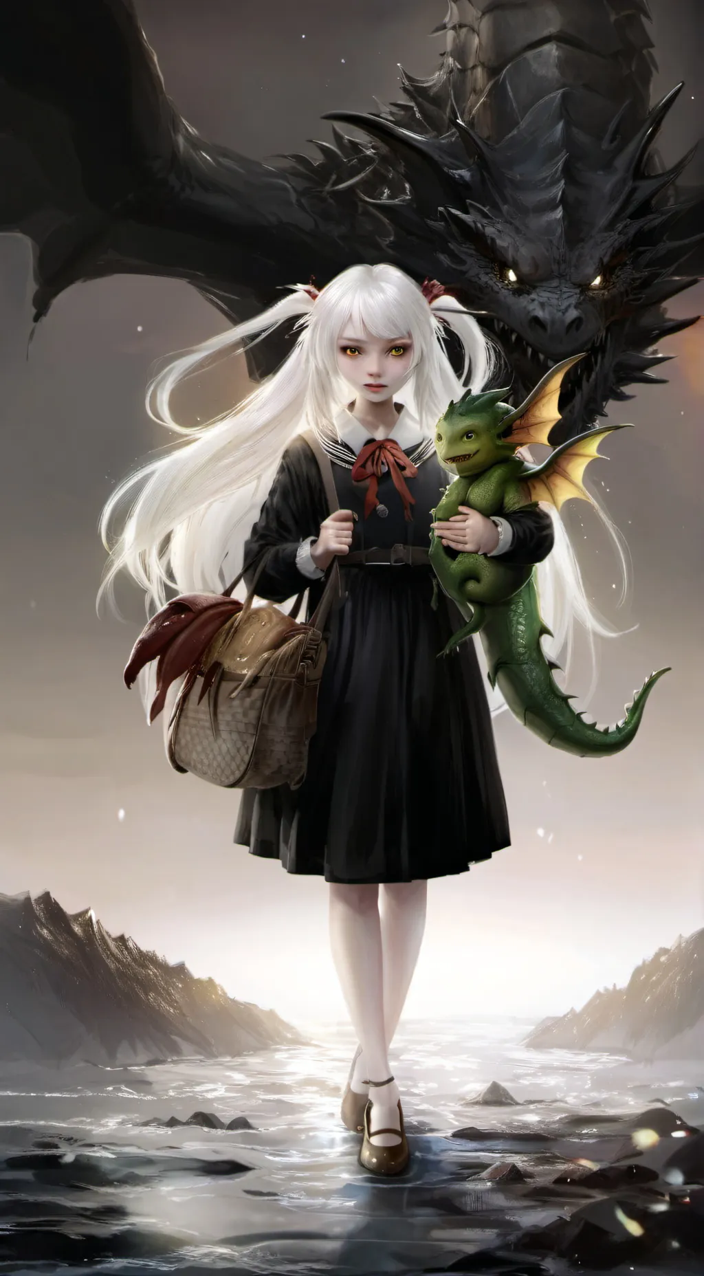 ai character: Monster girlschool background