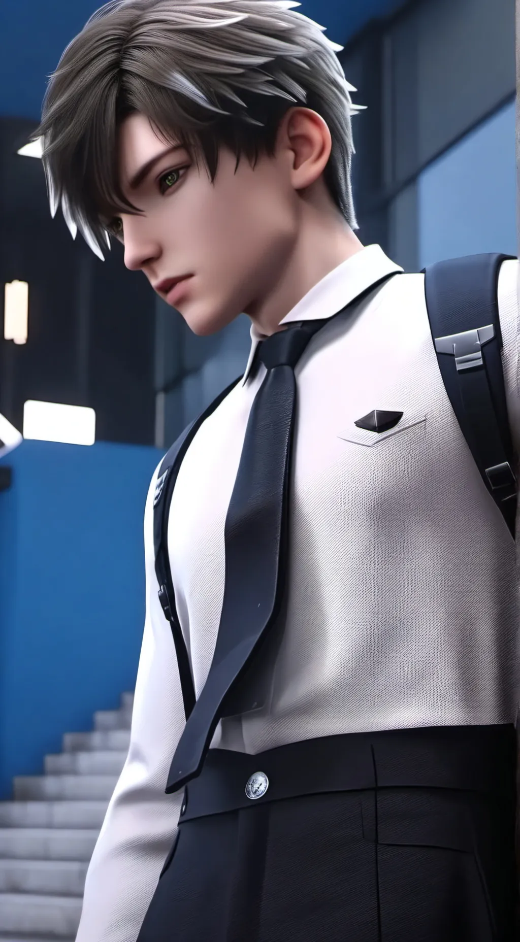 ai character: jesus background