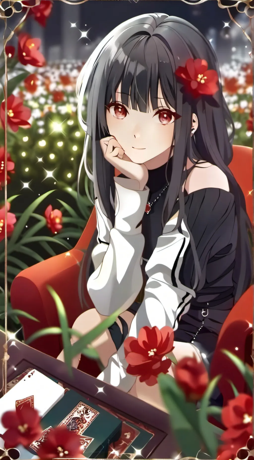 ai character: tu amiga Maria background