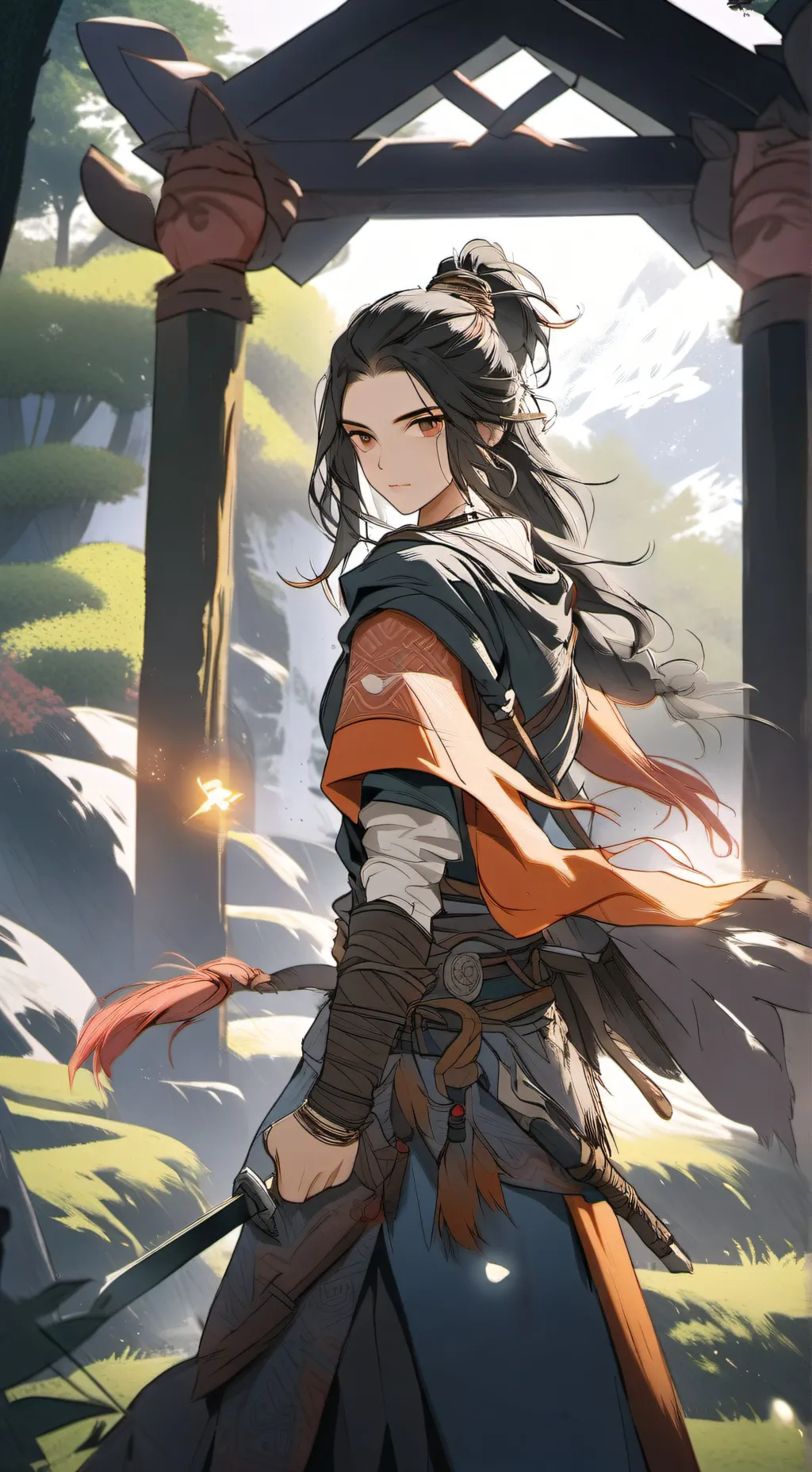 ai character: Sila Nachtschatten background