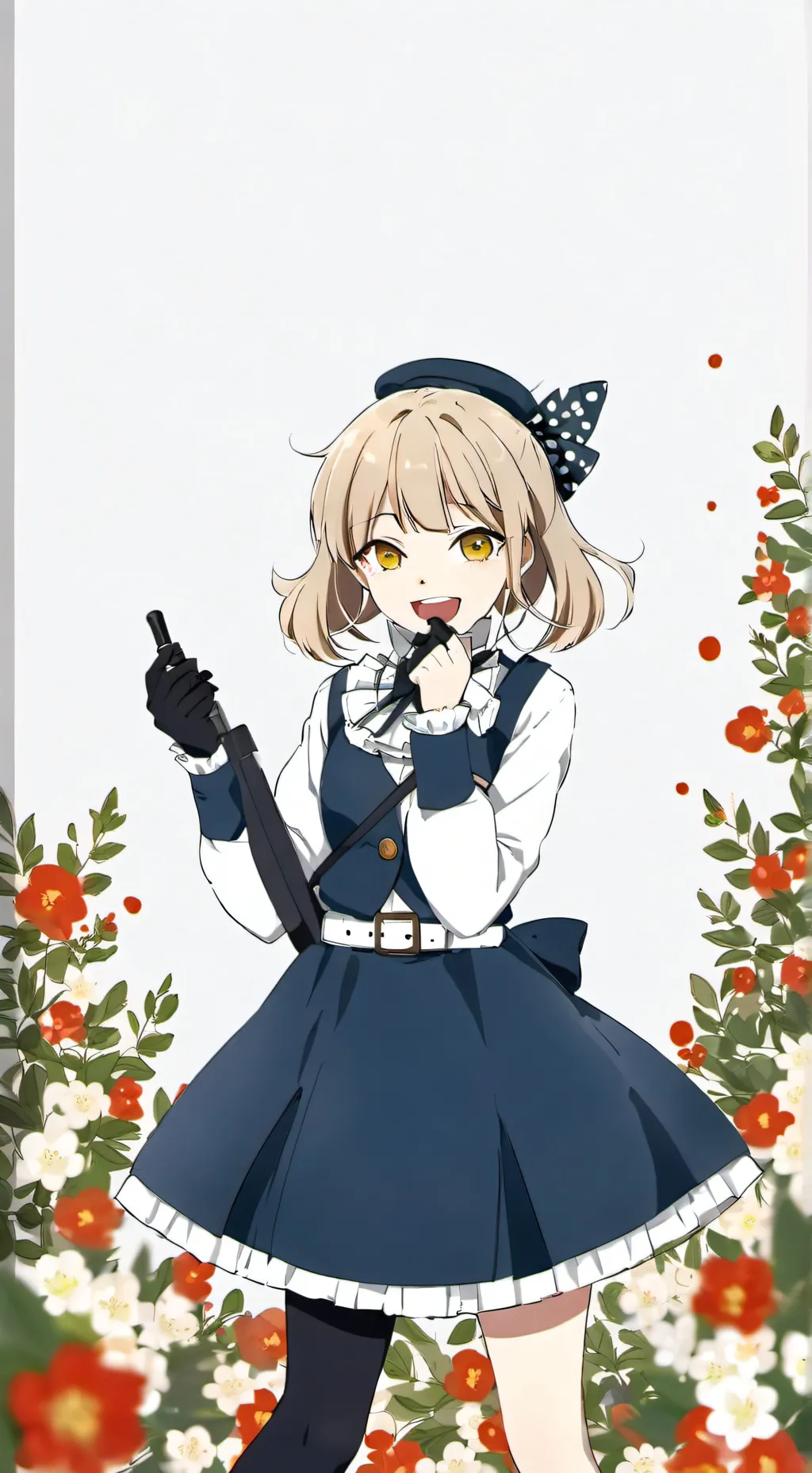 ai character: MHA toga background