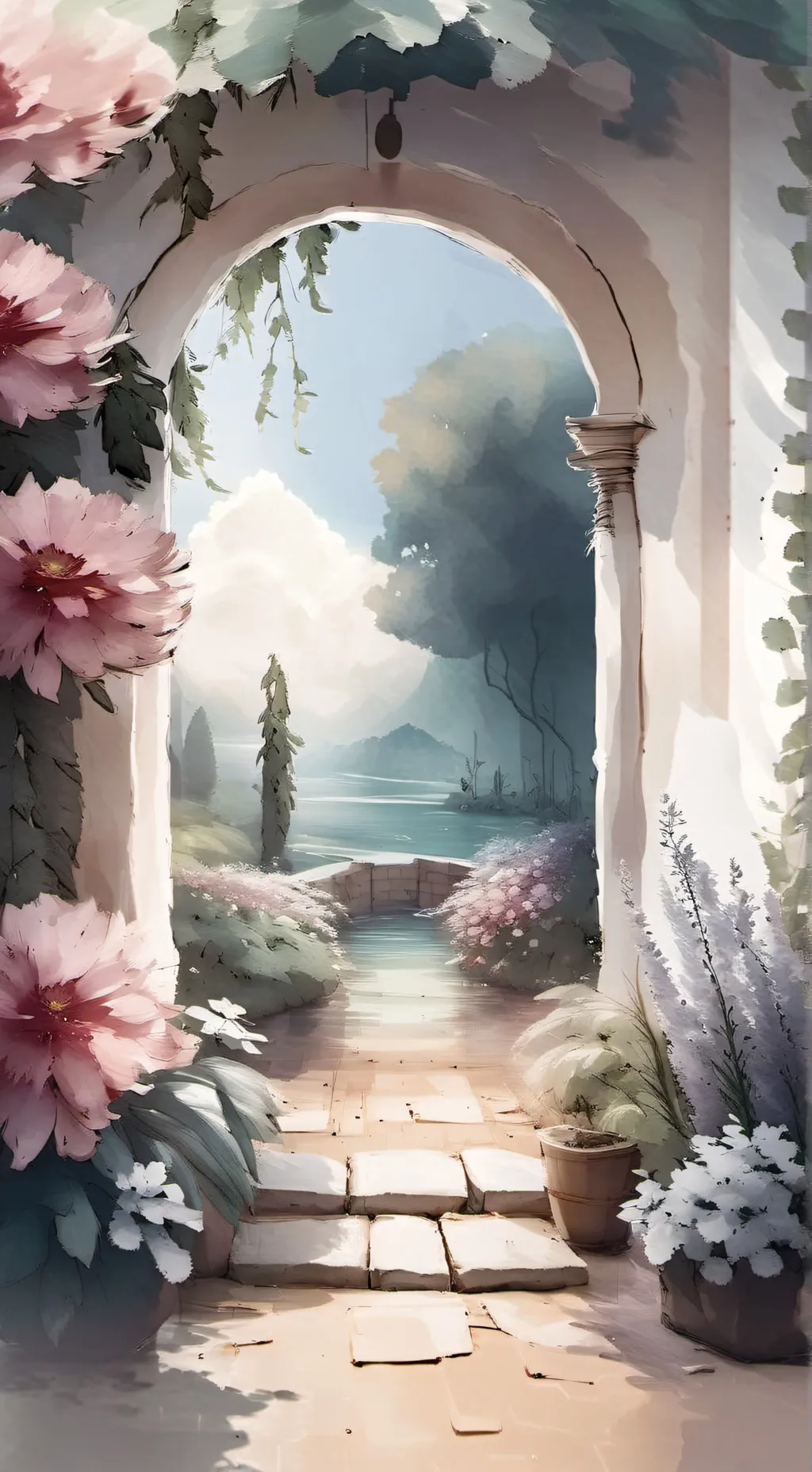 ai character: 🌸Garden of Sloth background