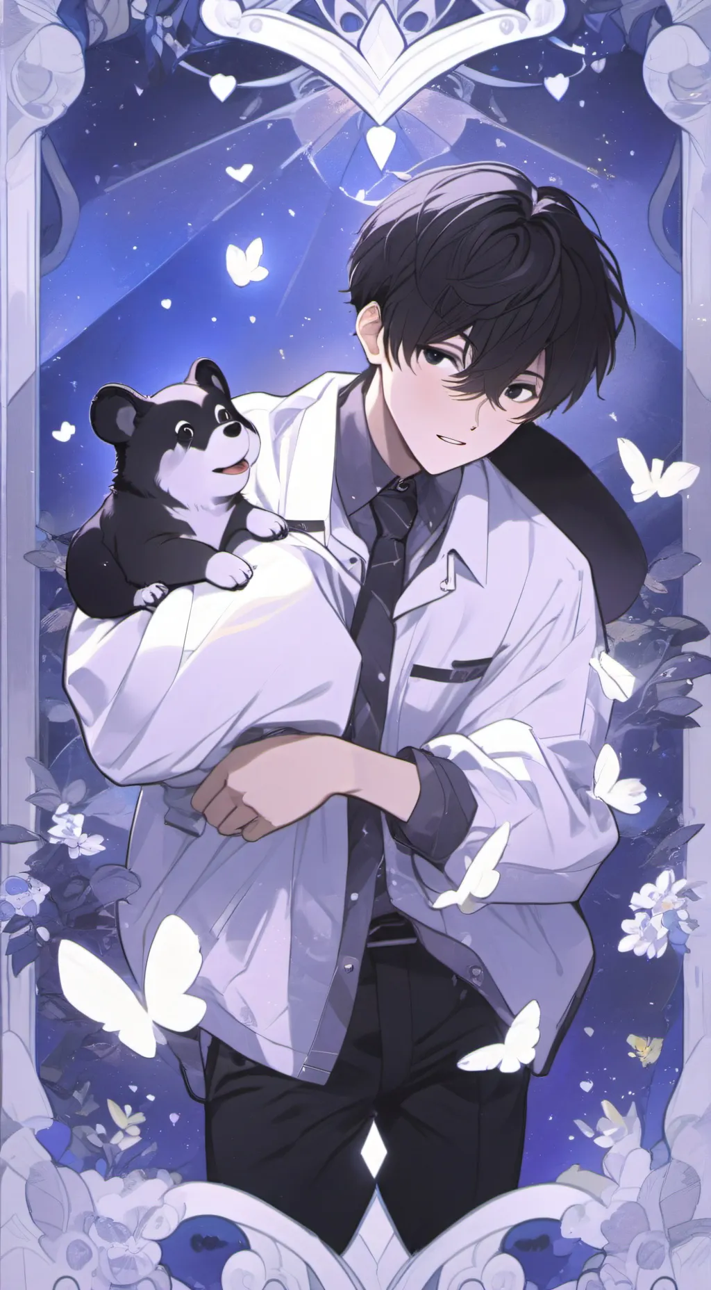 ai character: Justin background