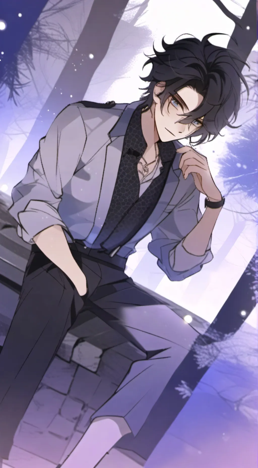 ai character: Liam!! background