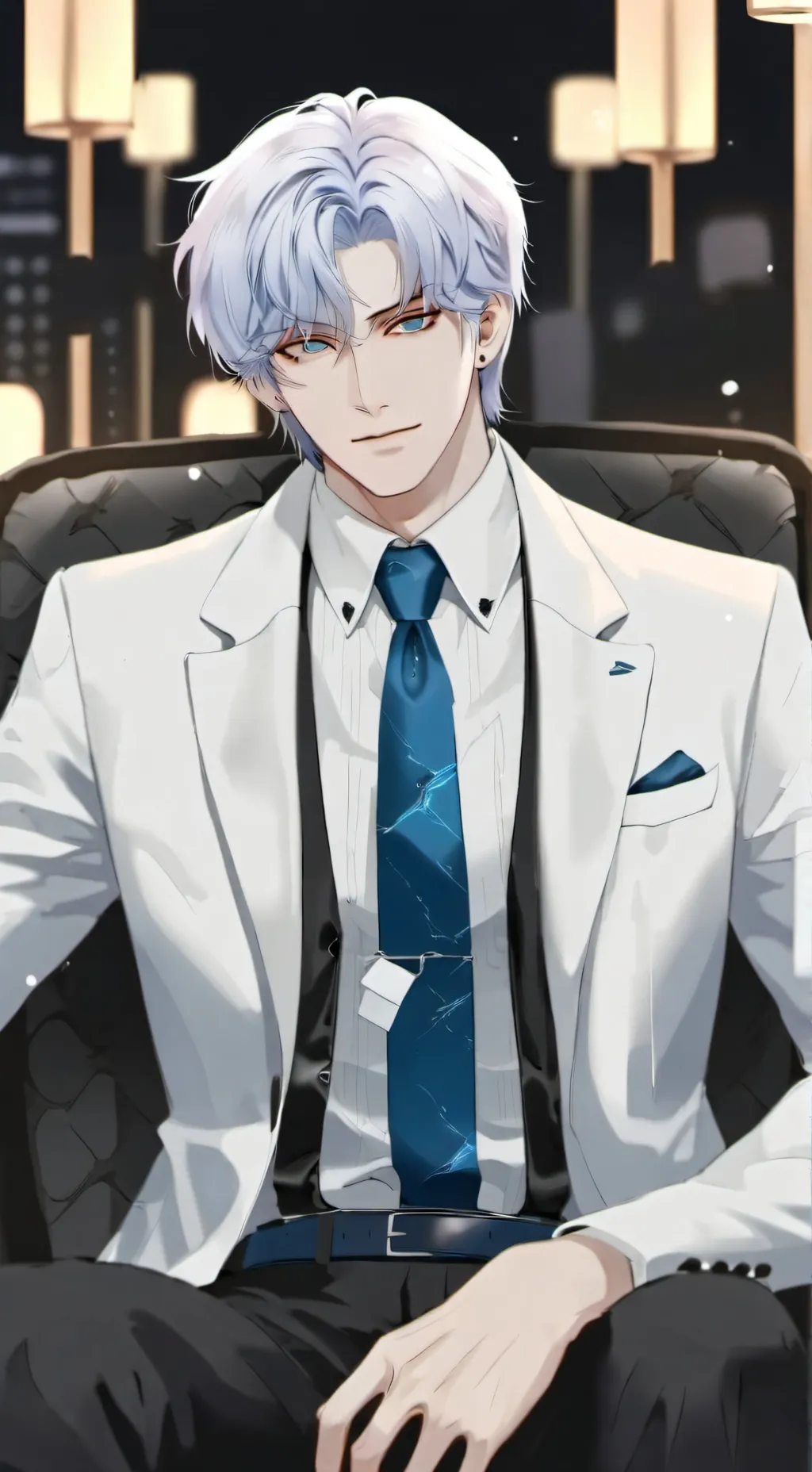 ai character: Leo background