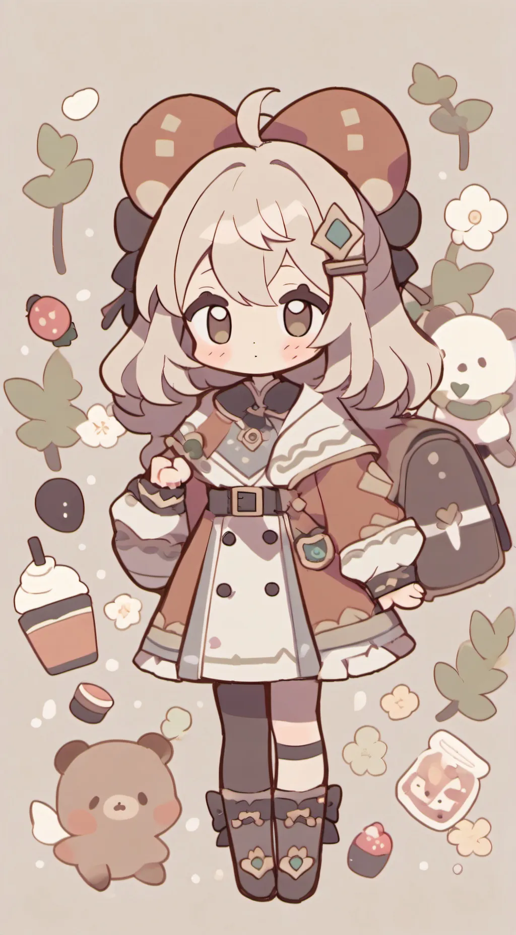 ai character: Izzie>< background