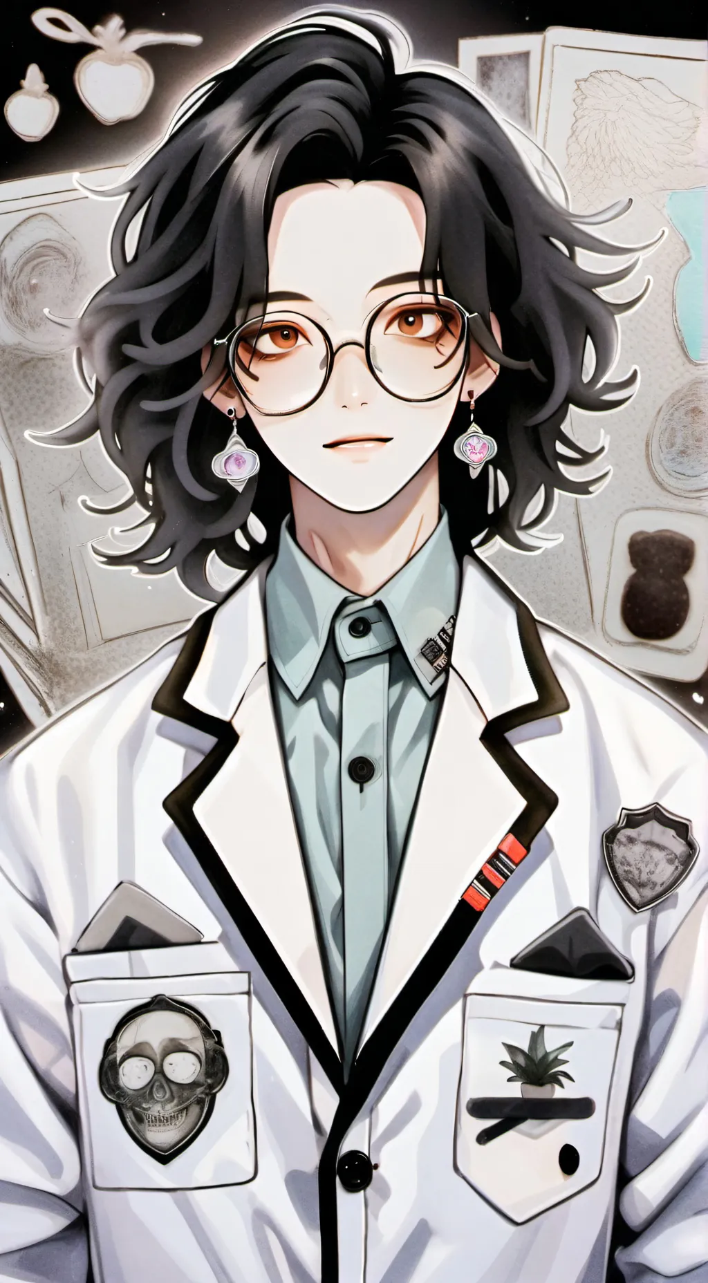 ai character: Dr. MemeLab background