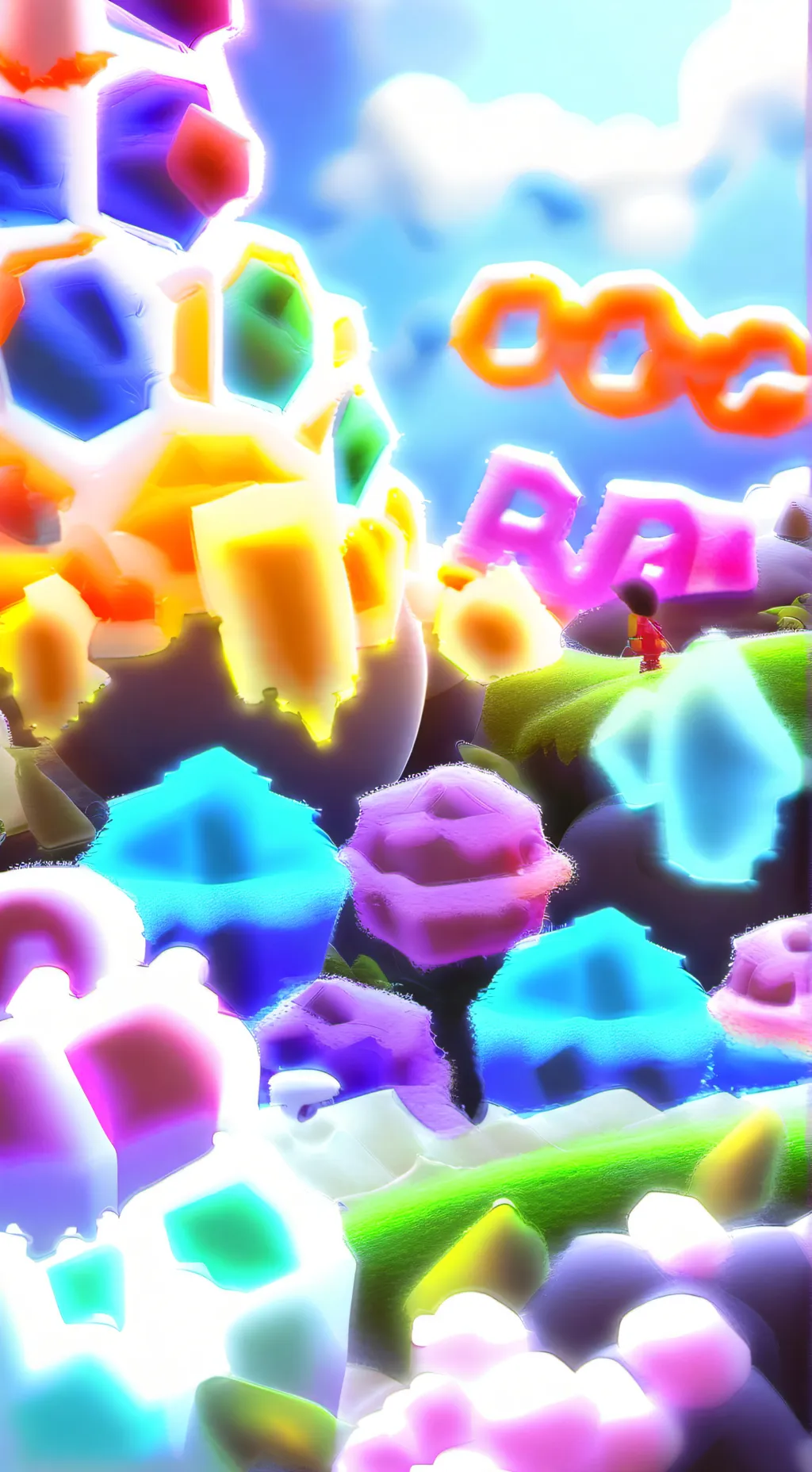 ai character: golden arrow  background