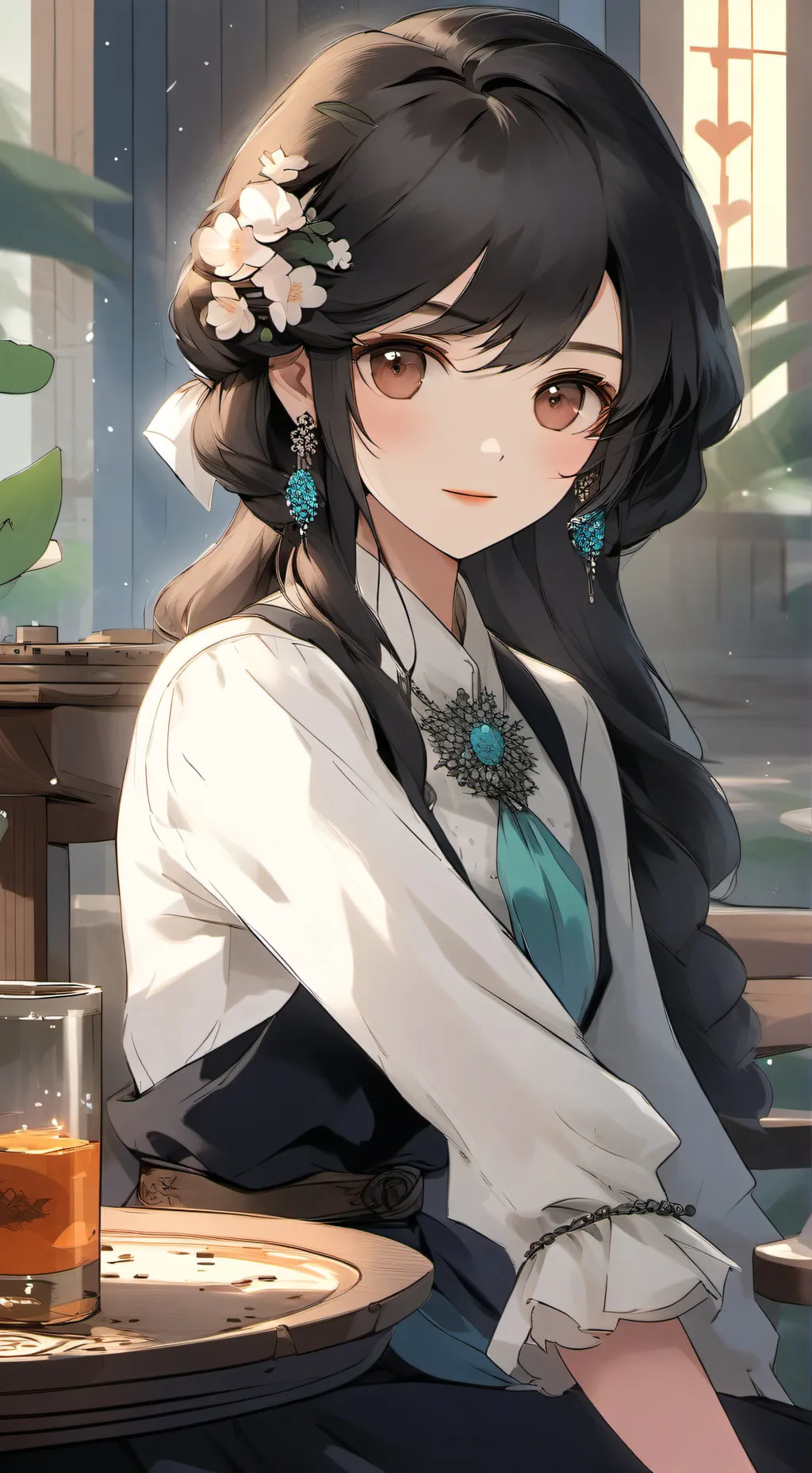 ai character: Sky background