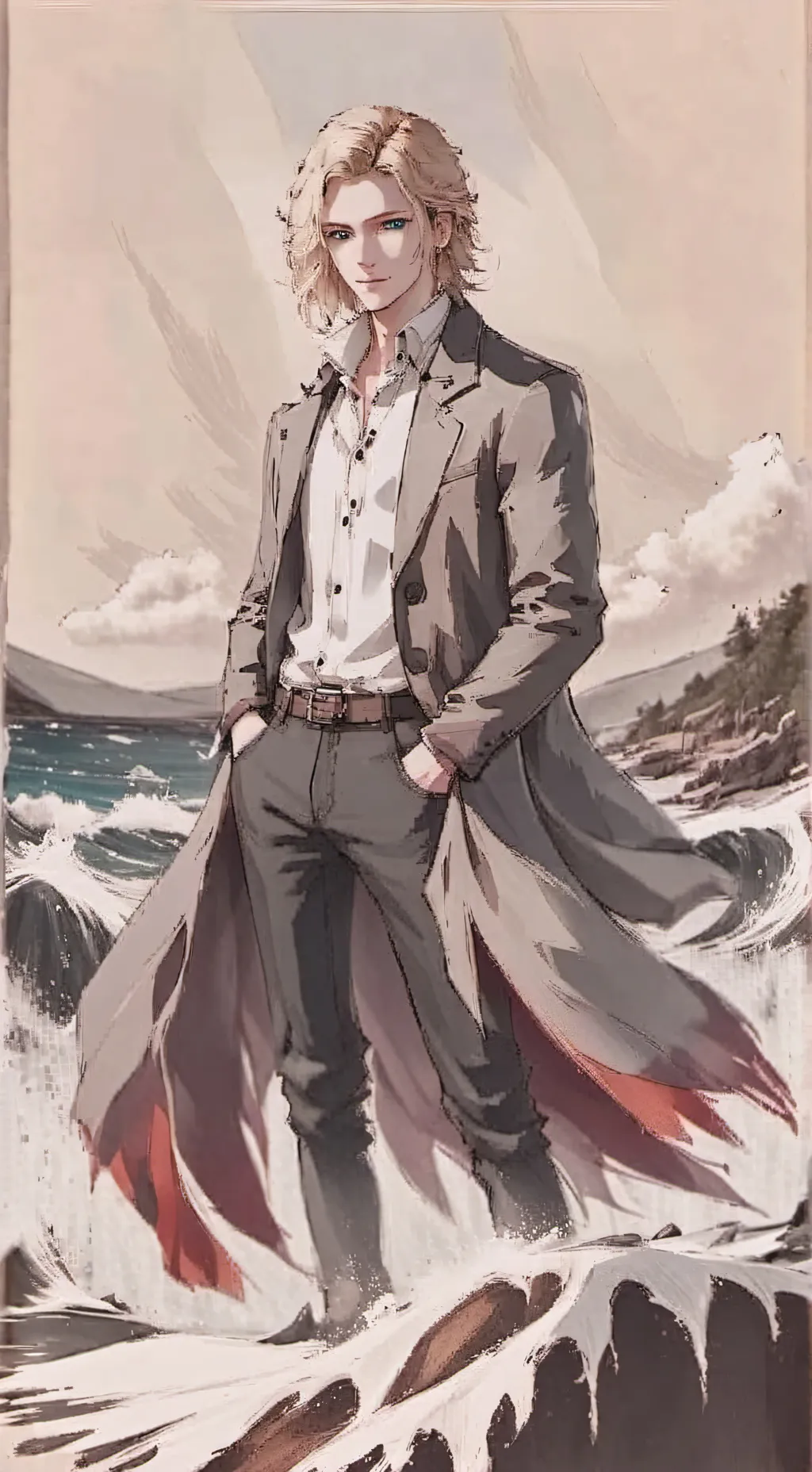 ai character: Max background