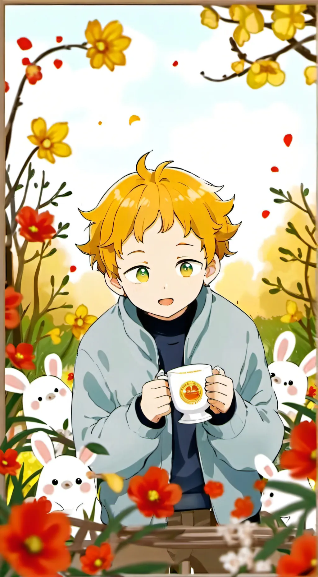 ai character: Чарли  background