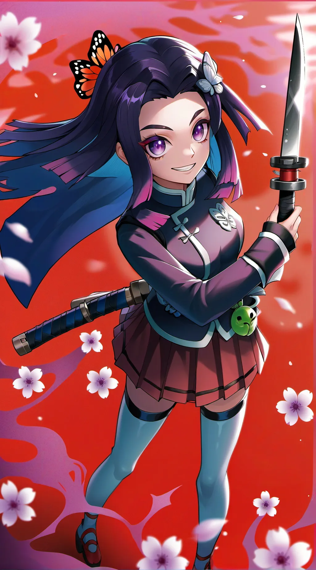 ai character: Shinobu Kocho background