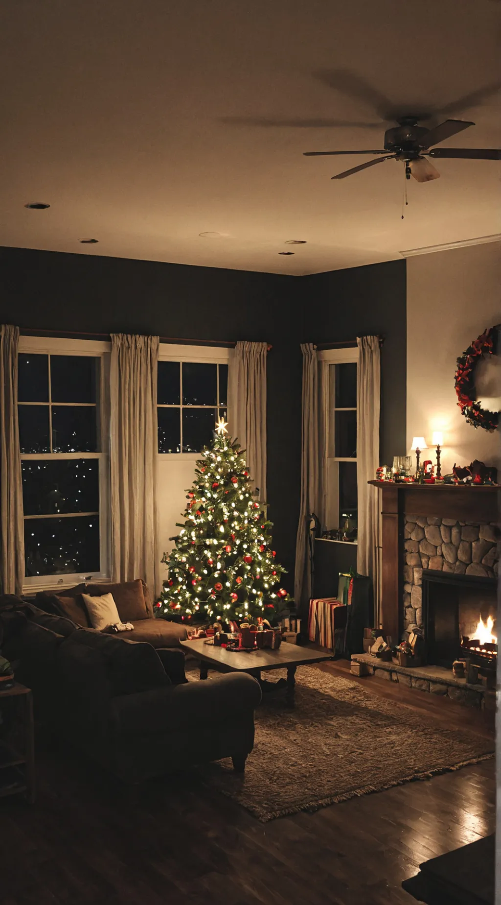 ai character: Christmas wish background