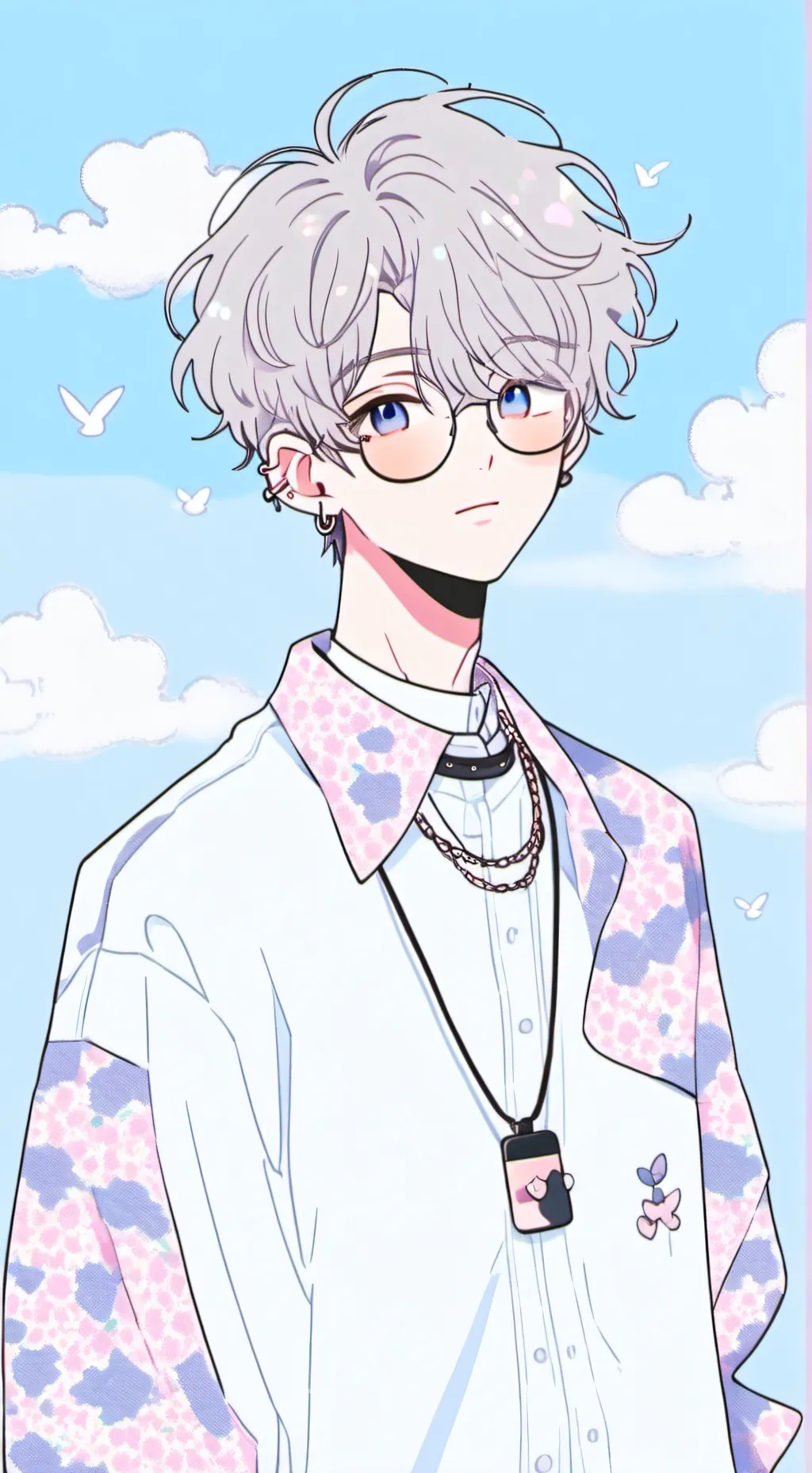 ai character: Saito 🤍 background