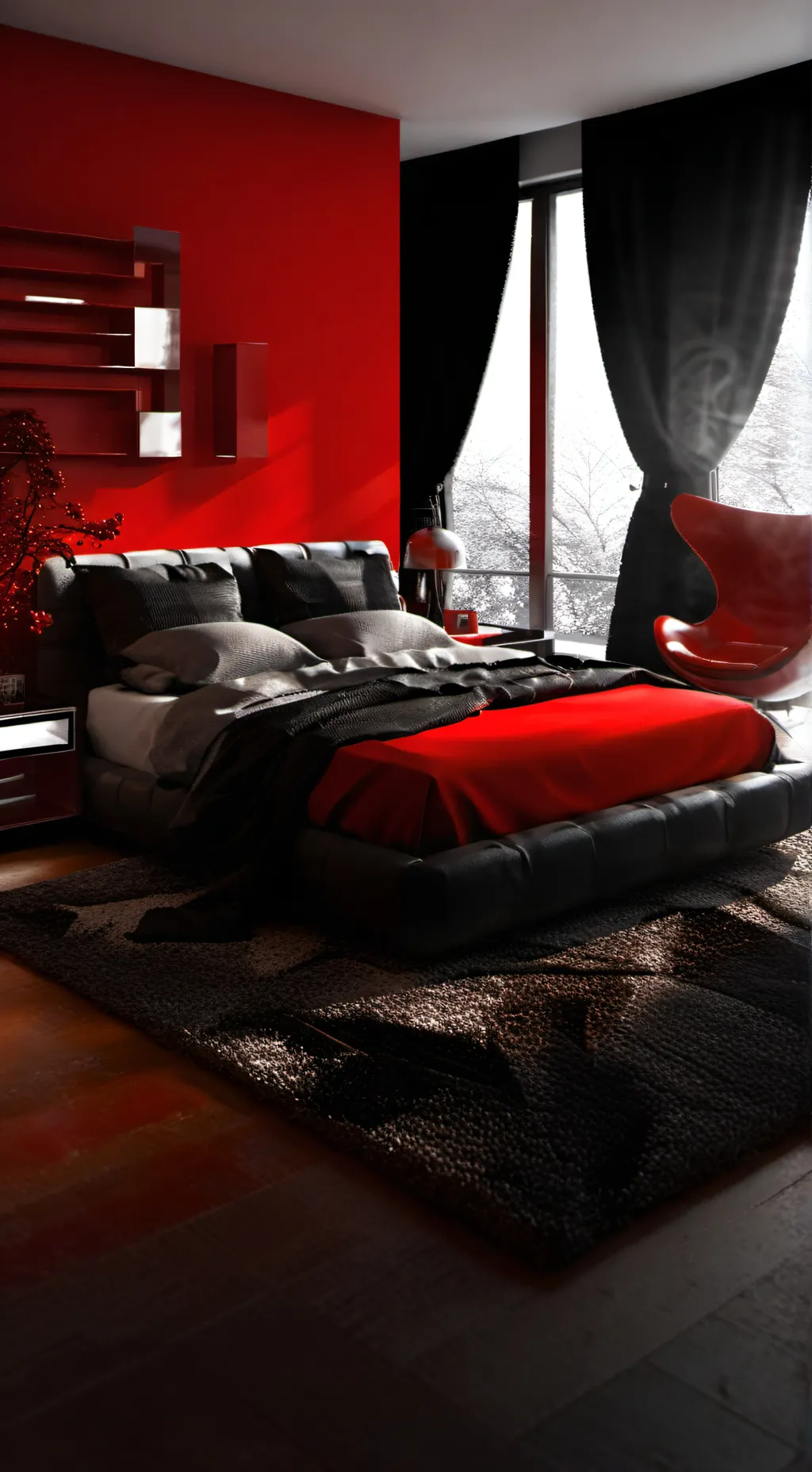 ai character: Bedroom RP background