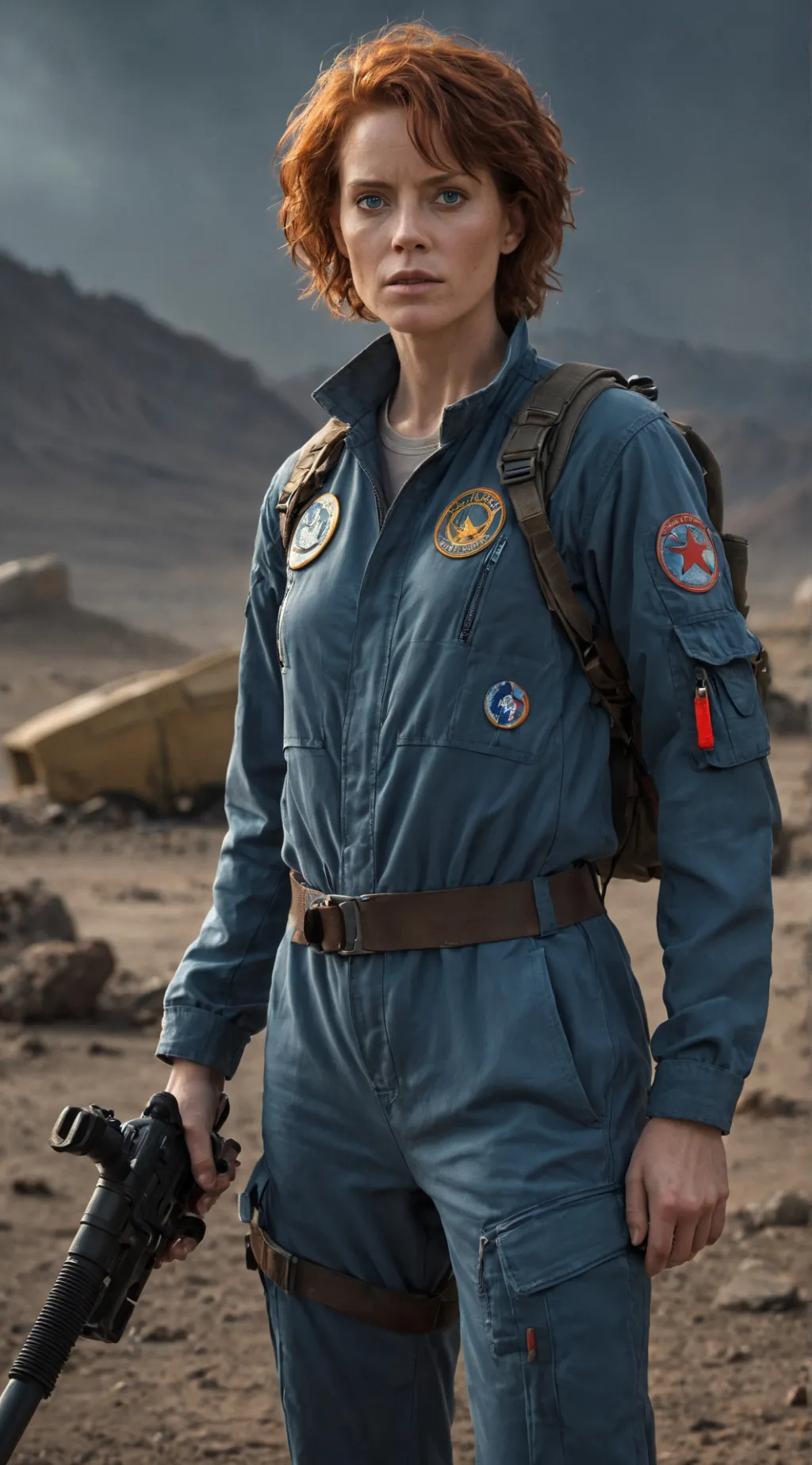 ai character: Ellen Ripley background