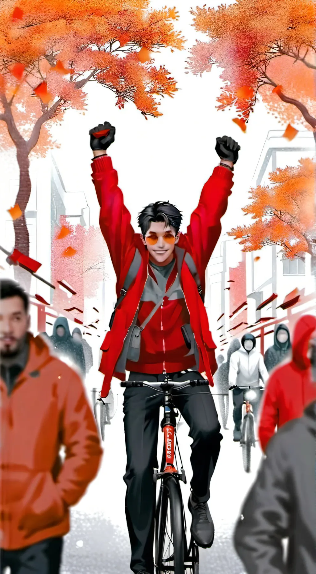 ai character: Mark background